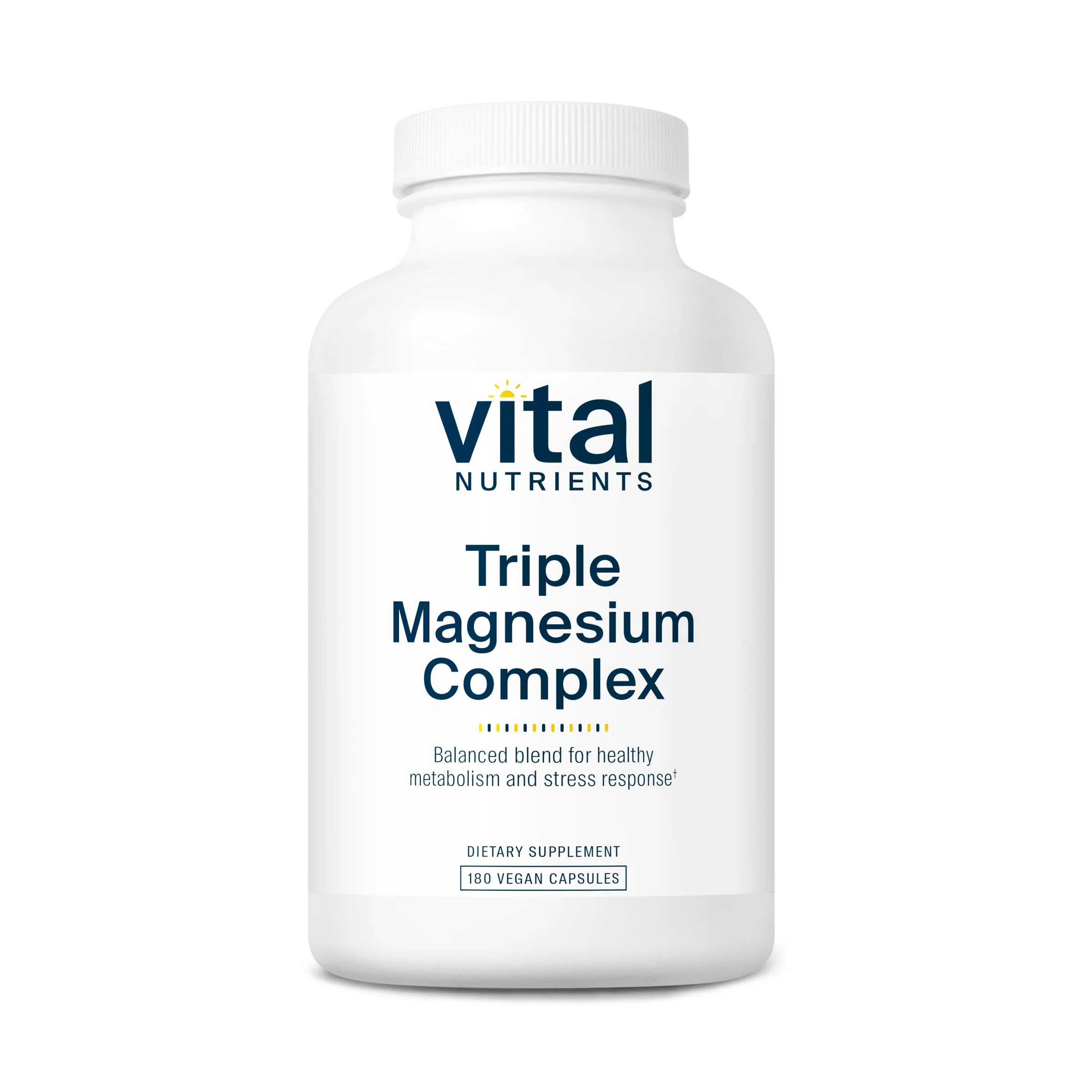 Vital Nutrients Triple Magnesium Complex - 250mg Vegan Magnesium Glycinate, Malate & Oxide | 180 Capsules - Image 8