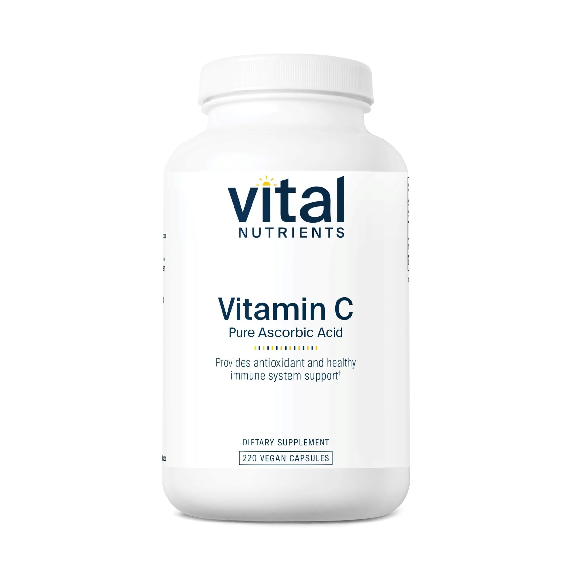 Vital Nutrients Vitamin C 1000mg | Pure Ascorbic Acid, Vegan Antioxidant for Immune Support & Iron Absorption | Gluten Free | Non-GMO | 220 Capsules - Image 7