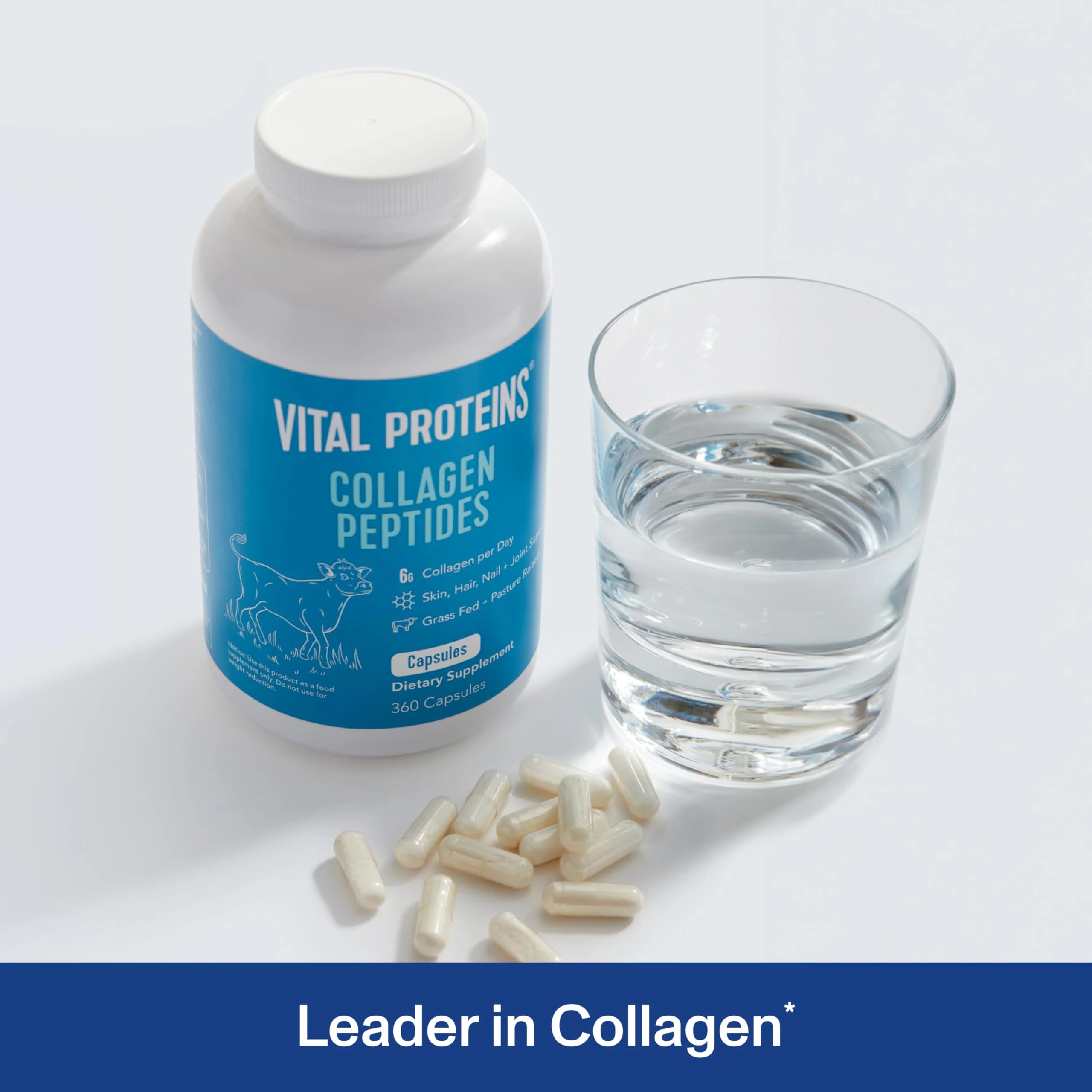 Vital Proteins Collagen Peptides Capsules for Women – 360 Capsules | Daily Wellness Support - Image 2