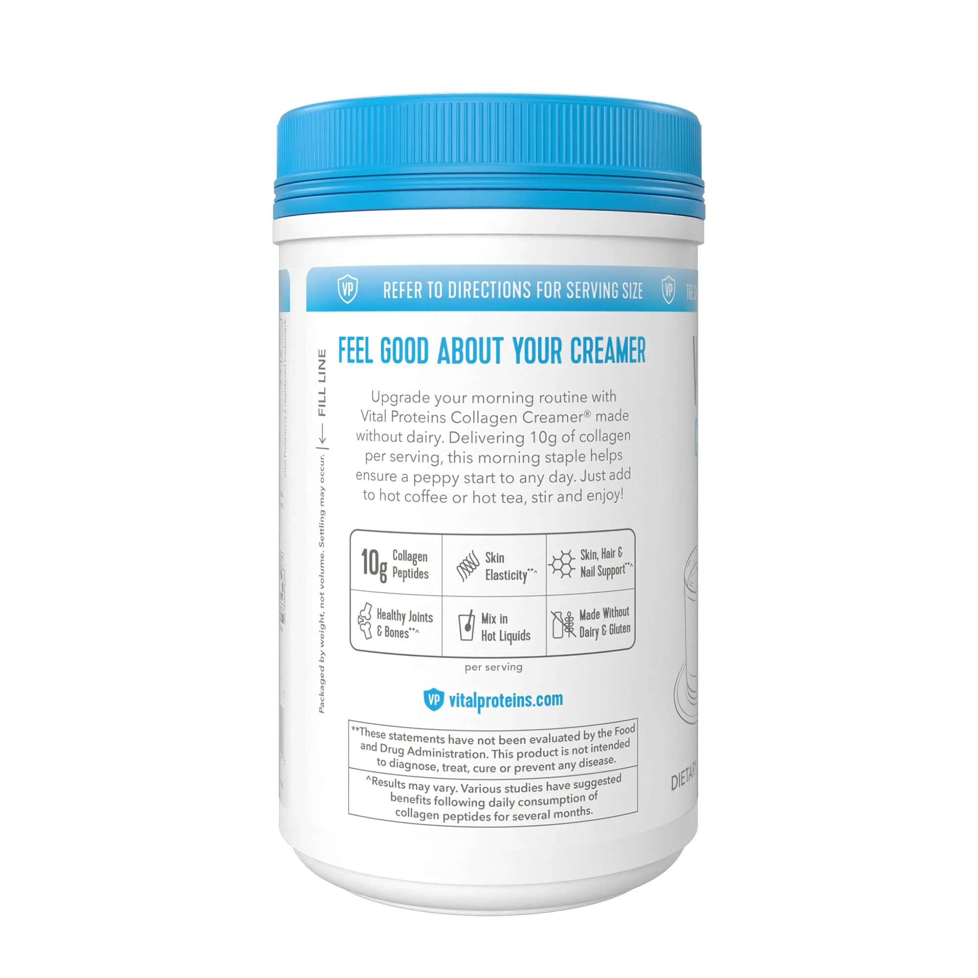 Vital Proteins Collagen Peptides Powder – Original Coffee Creamer (Hair, Skin & Nails, 10.3 oz) - Image 7