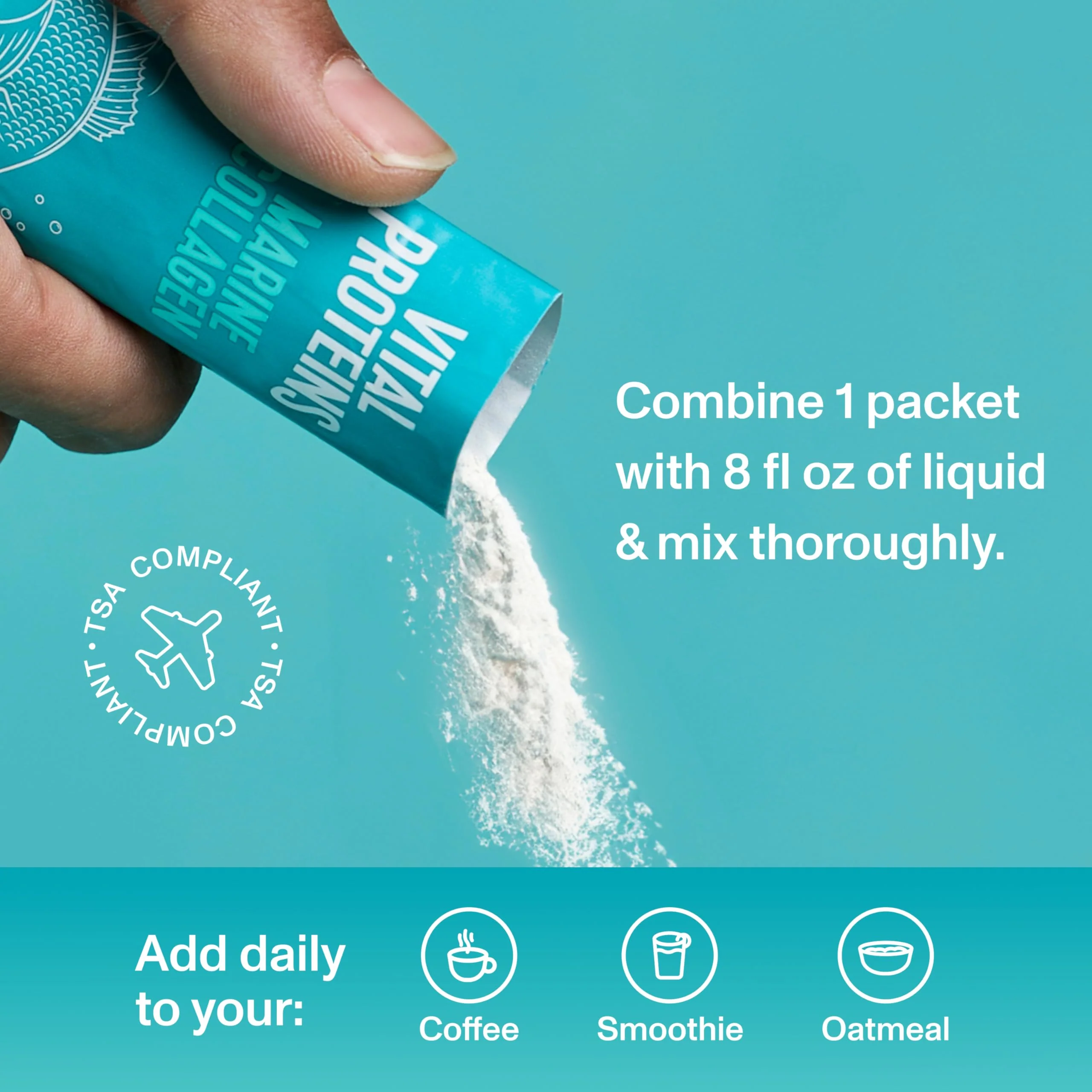 Vital Proteins Marine Collagen – Wild-Ccaught, Non-GMO, Unflavored 10g Sticks (Box of 20) - Image 4