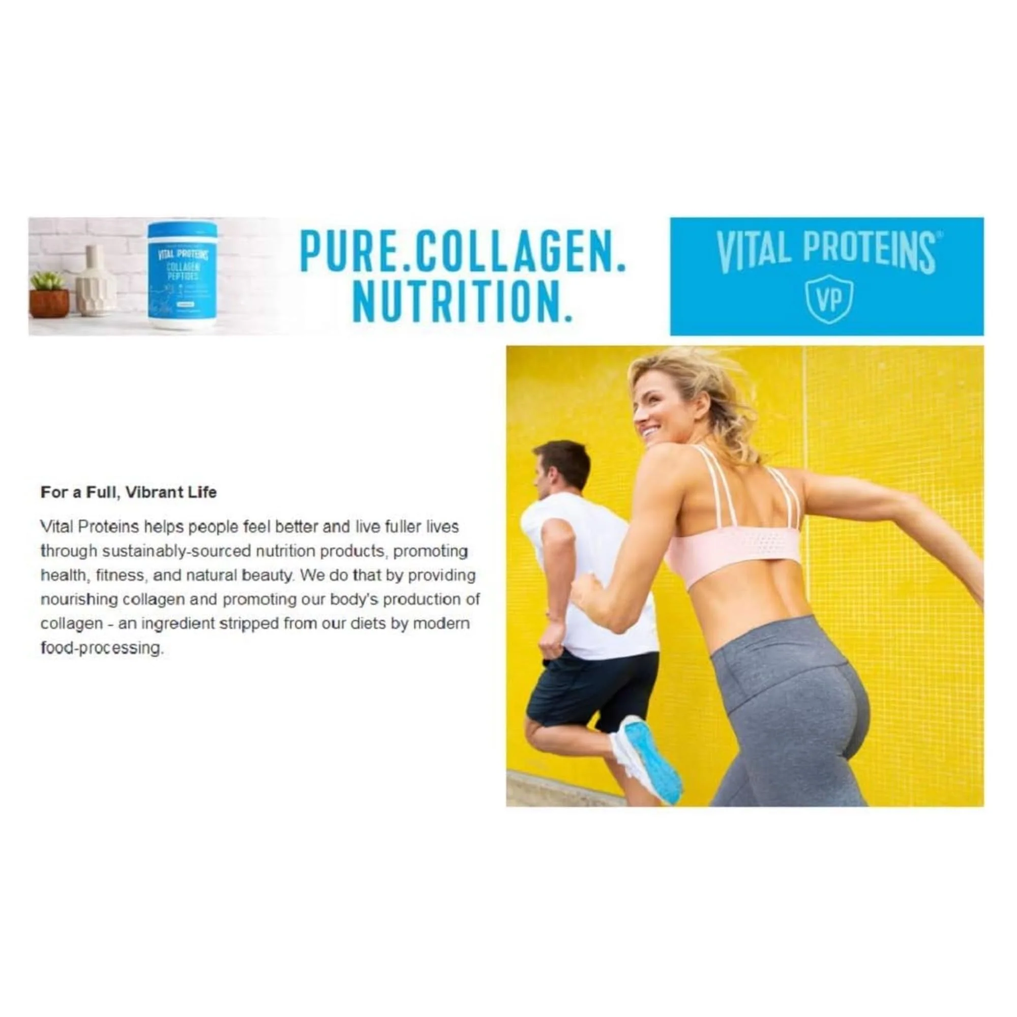 Vital Proteins Natural Whole Nutrition Collagen Peptides – Pasture-Raised, Grass-Fed, 24 Oz - Image 16