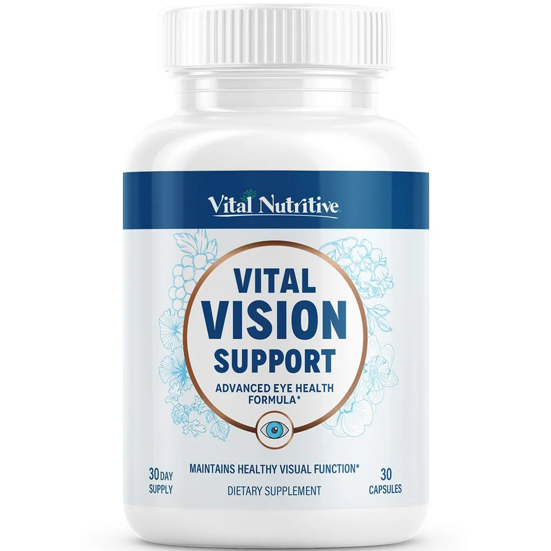 Vital Vision Support – Eye Health Supplement by Vital Nutritive with Vitamin A, Lutein & Antioxidants – 30-Day Serving - Image 9