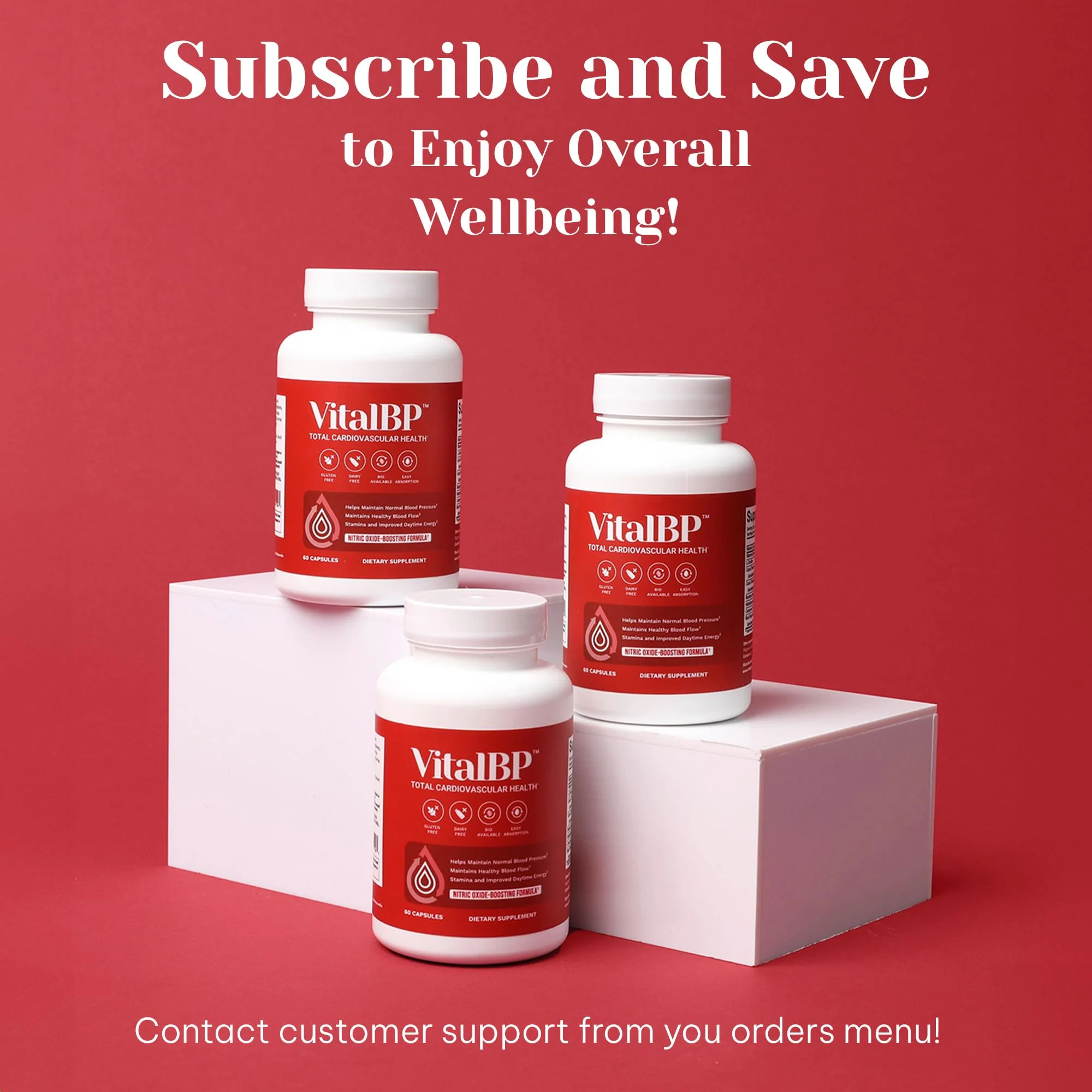 VitalBP - Support for Normal Blood Pressure & Healthy Blood Flow | CoQ10, L-Citrulline, K2 & D3 - 60 Capsules - Image 18
