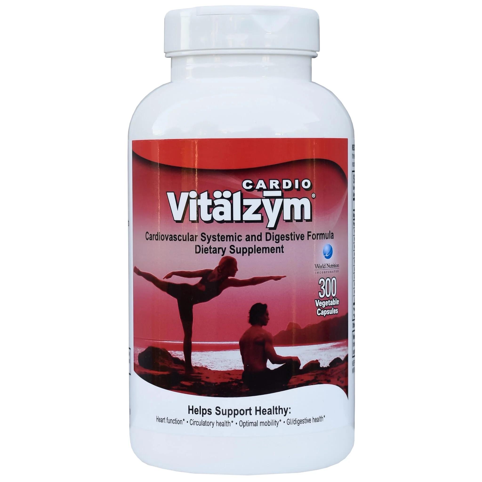 VITÄLZYM Cardio Proteolytic Systemic Enzymes – Serrapeptase, Nattokinase & CoQ10 (300 Capsules)