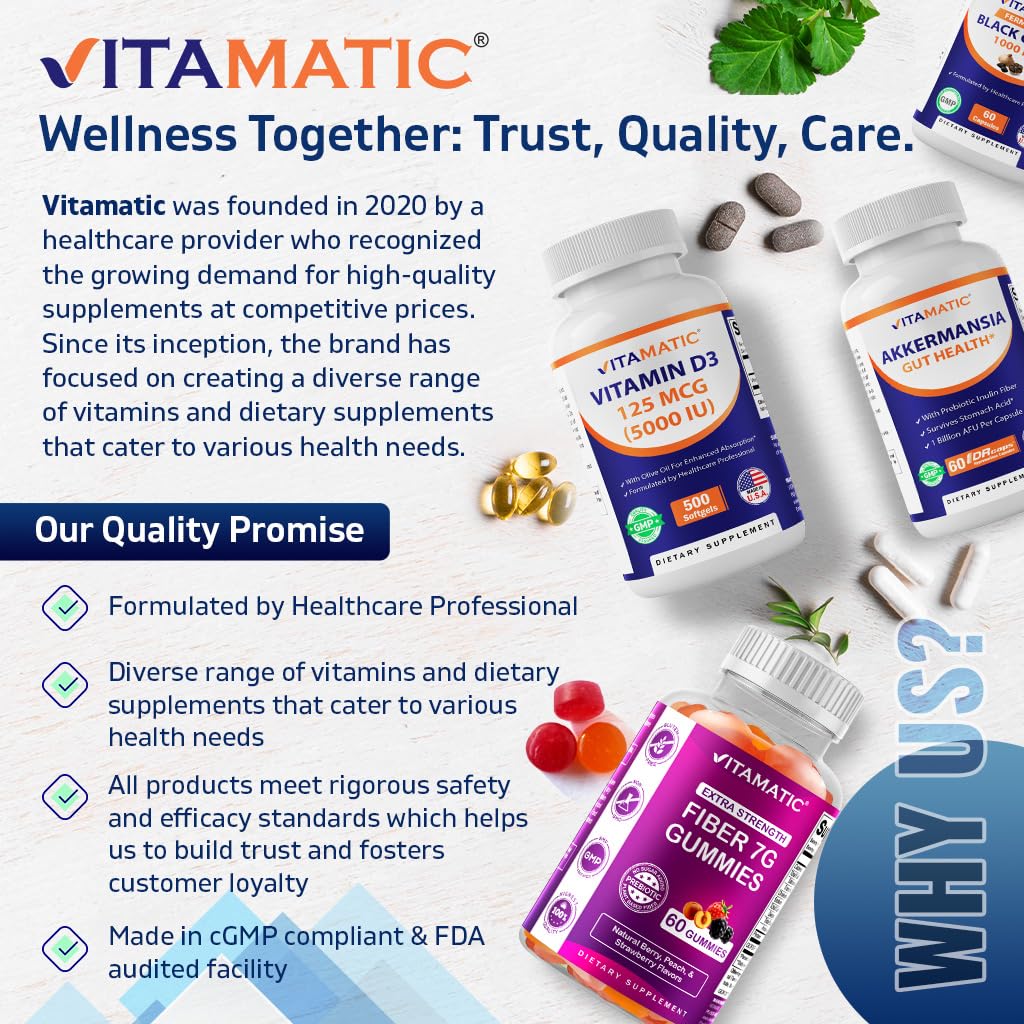 Vitamatic Biotin 20000 mcg with Keratin – 120 Vegetarian Tablets (Pack of 3) - Image 7