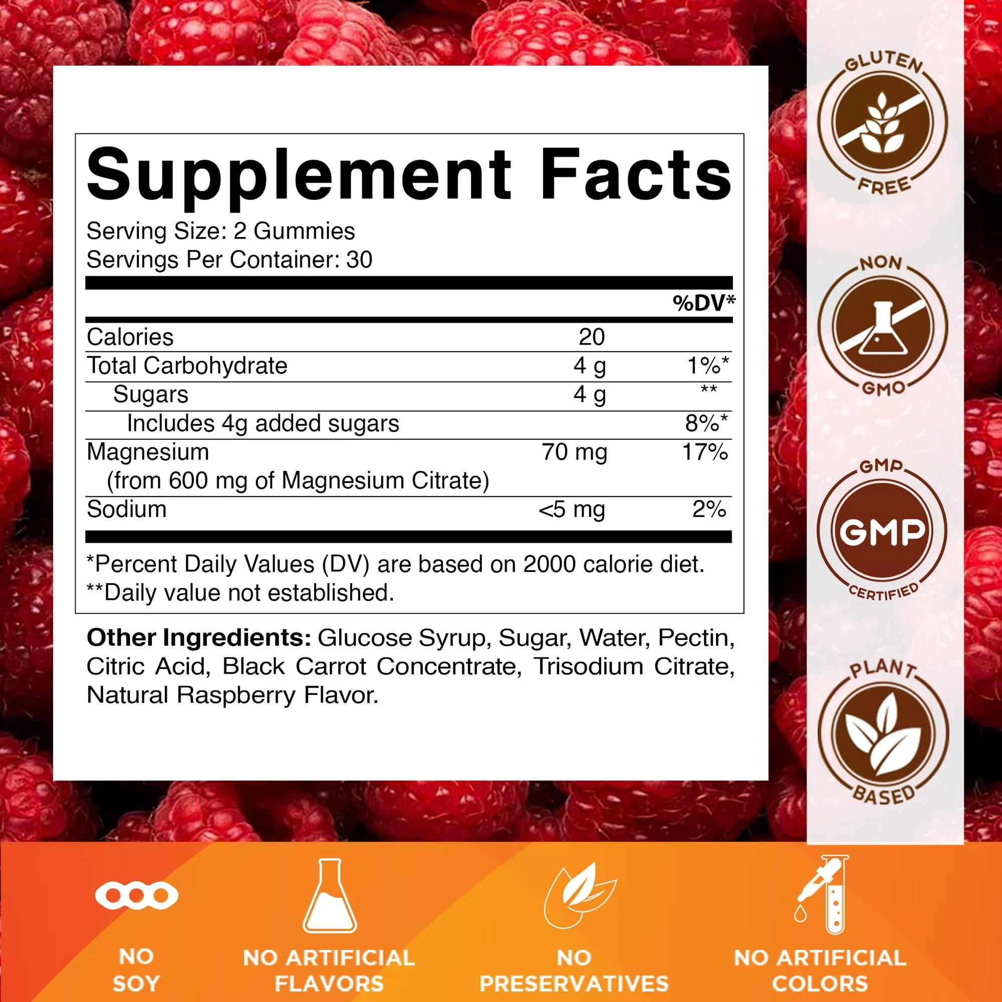 Vitamatic Magnesium Gummies 600mg per Serving – 60 Vegan Gummies – Relaxation, Muscle, Bone & Energy Support – 3 Pack - Image 2
