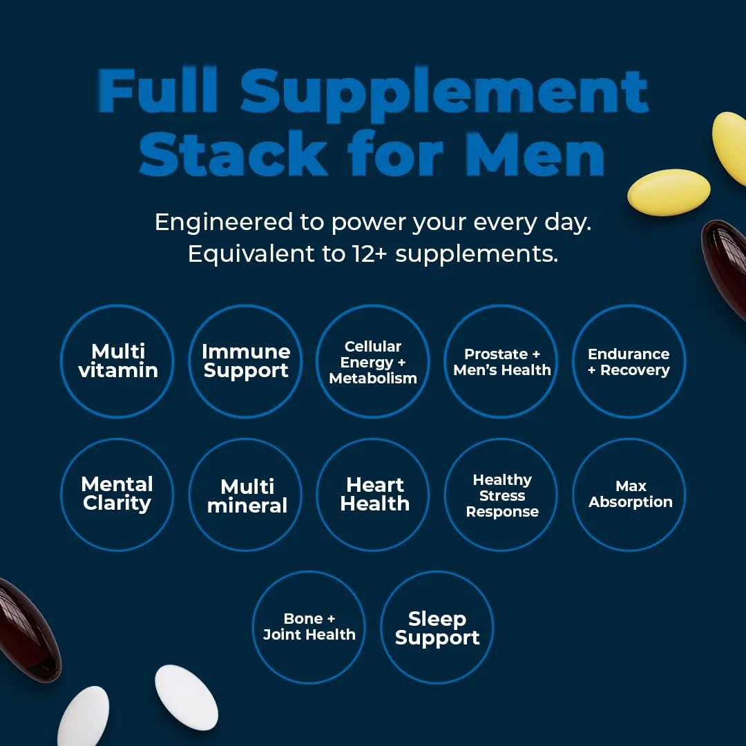 VitaMedica Men's Multivitamin with Prostate Health Support – 30 Easy Daily Packs - Image 5
