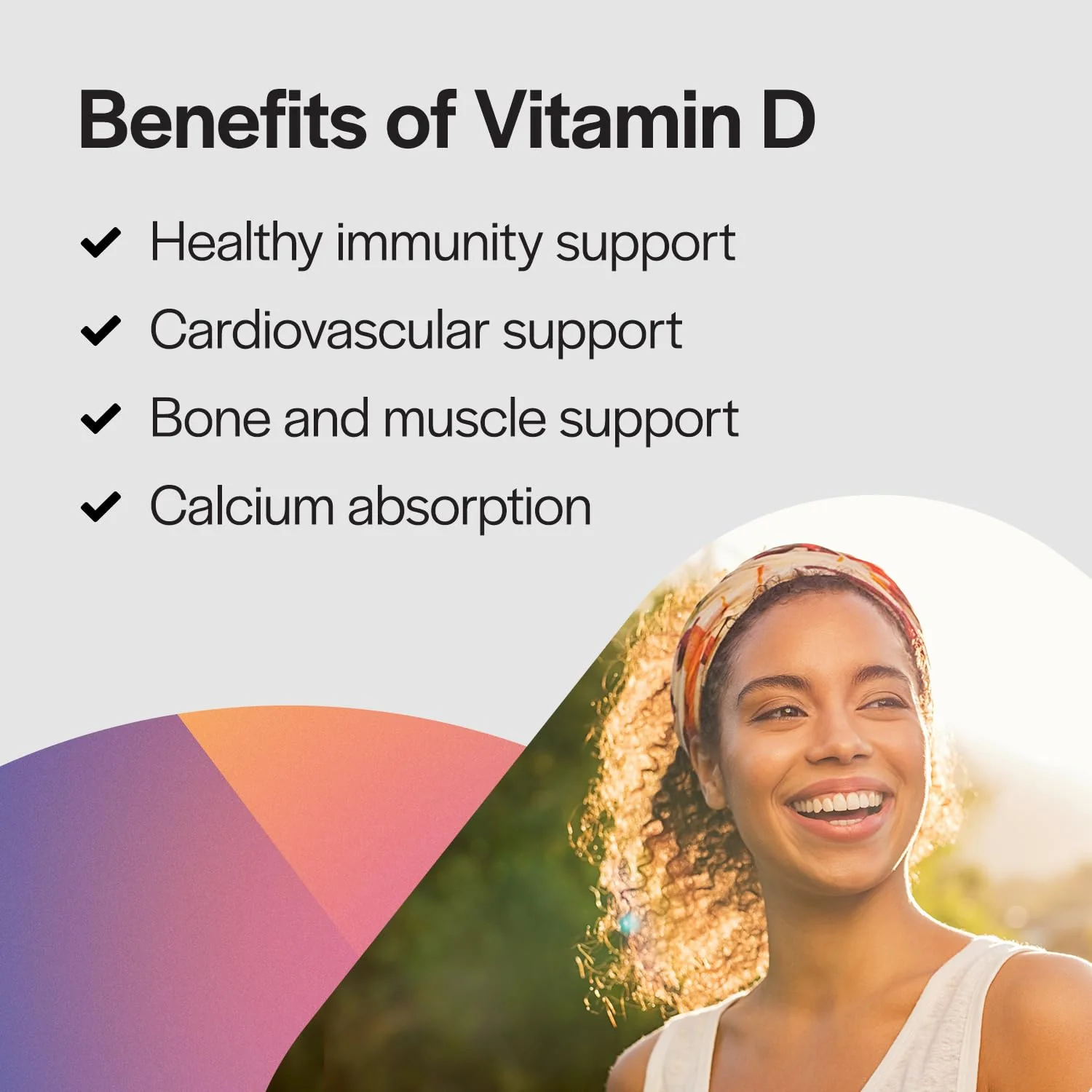 Vitamin D3 K2 5000 IU - Supports Calcium Absorption, Bone & Heart Health - 60 Veg Capsules - Image 5