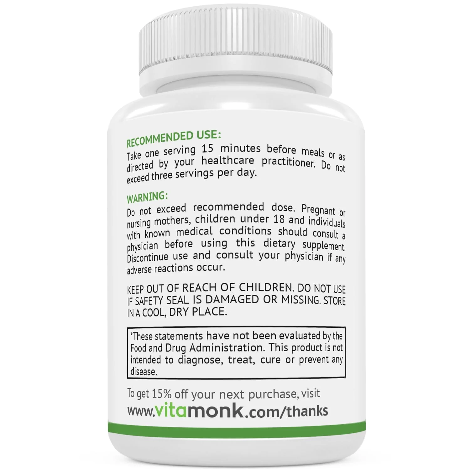 VitaMonk HistaResist DAO Enzyme Supplement – Histamine Support | 60 Caps - Image 16