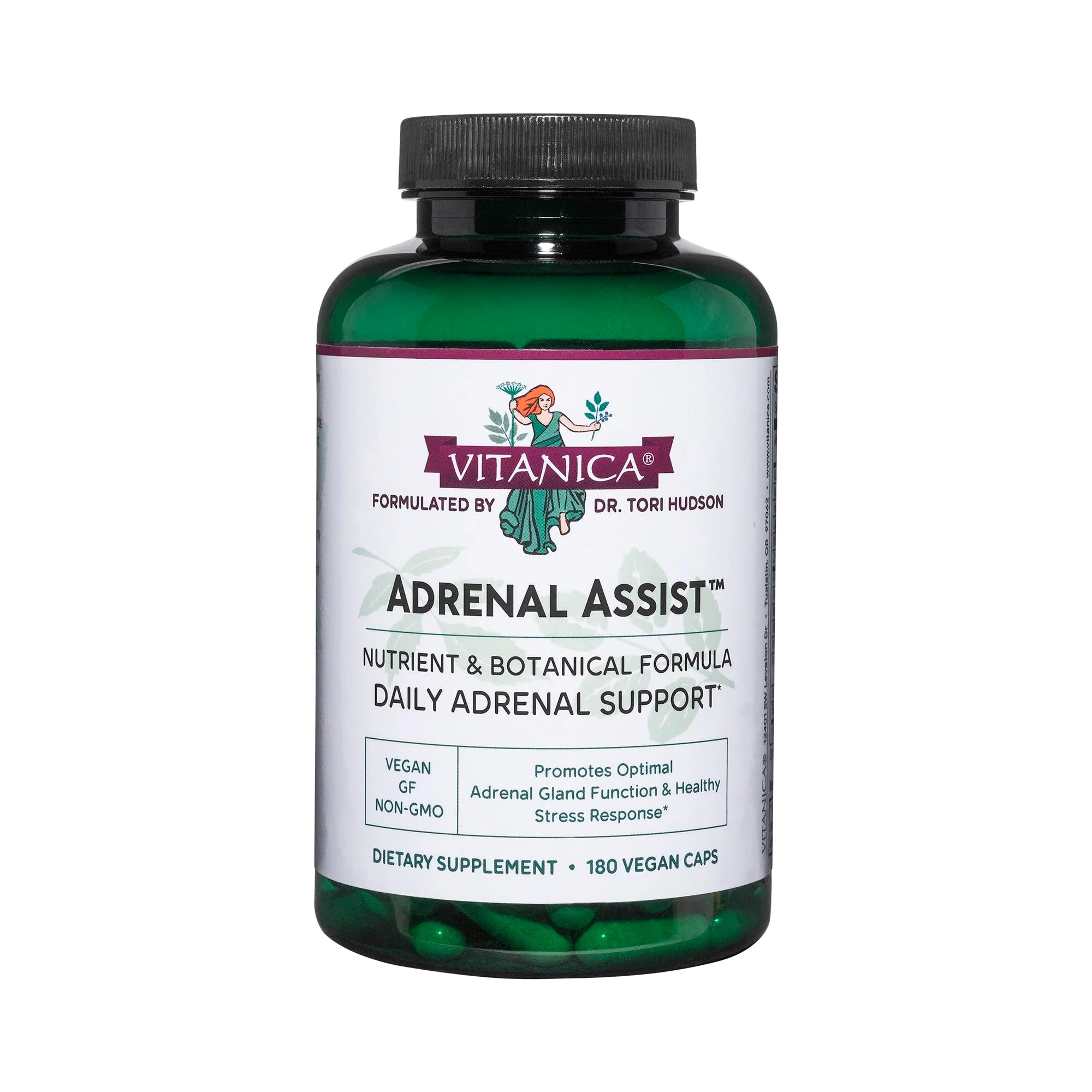 Vitanica Adrenal Assist – Vegan Adrenal Support, 180 Capsules - Image 8