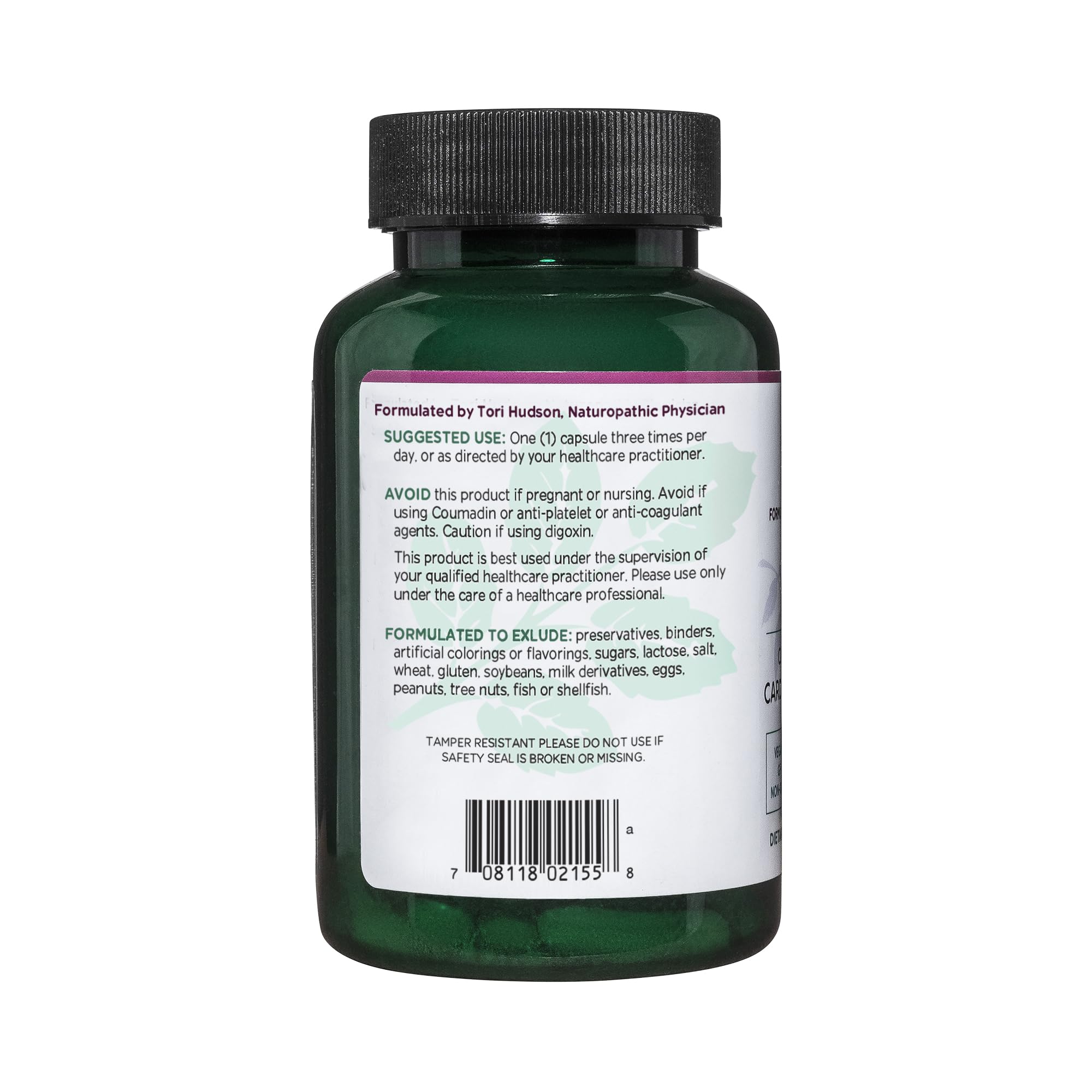 Vitanica Rauwolfia Extra - Heart Health Supplement with Magnesium, CoQ10 & Snakeroot (90 Vegan Caps) - Image 3