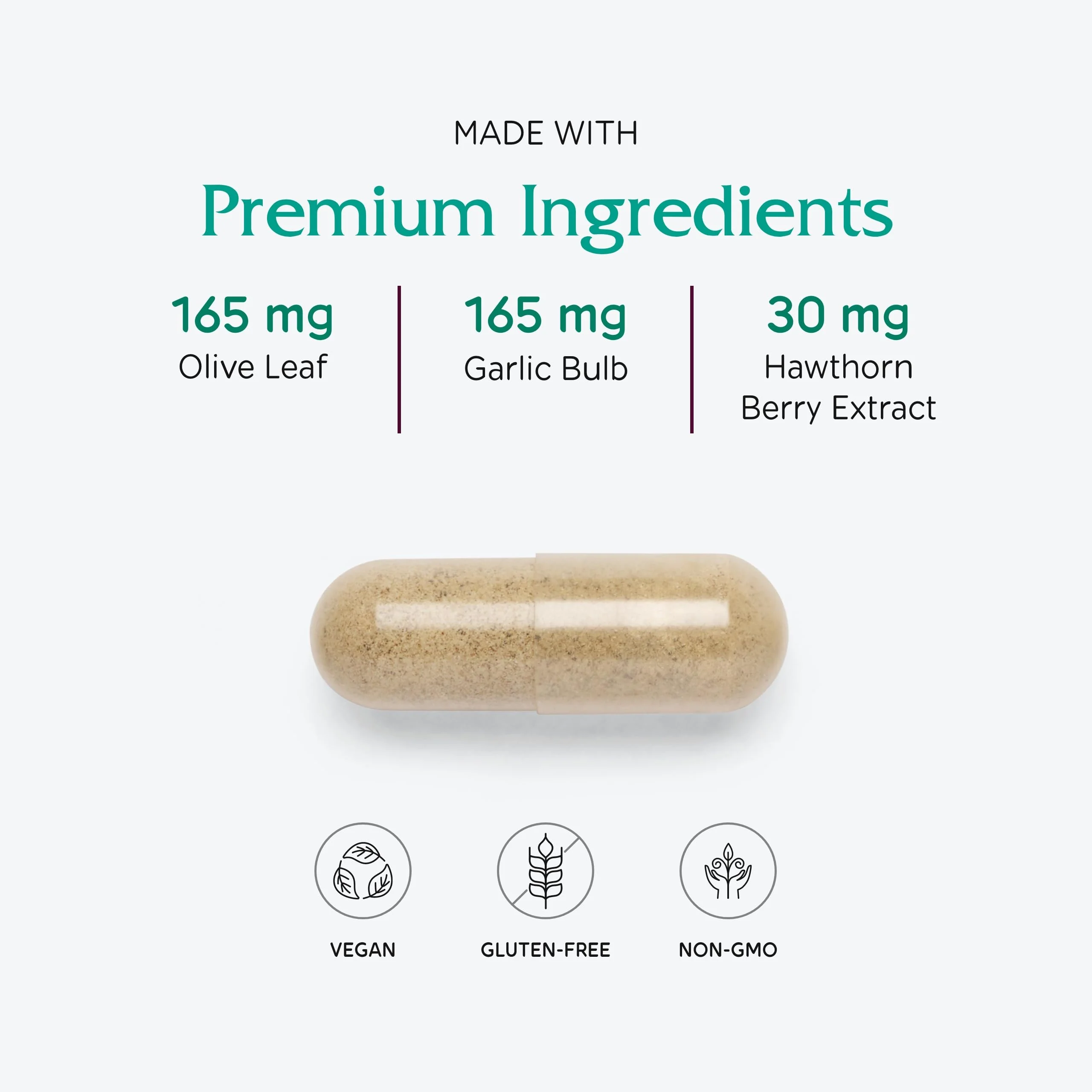 Vitanica Rauwolfia Extra - Heart Health Support with CoQ10 & Magnesium | 180 Vegan Caps - Image 5