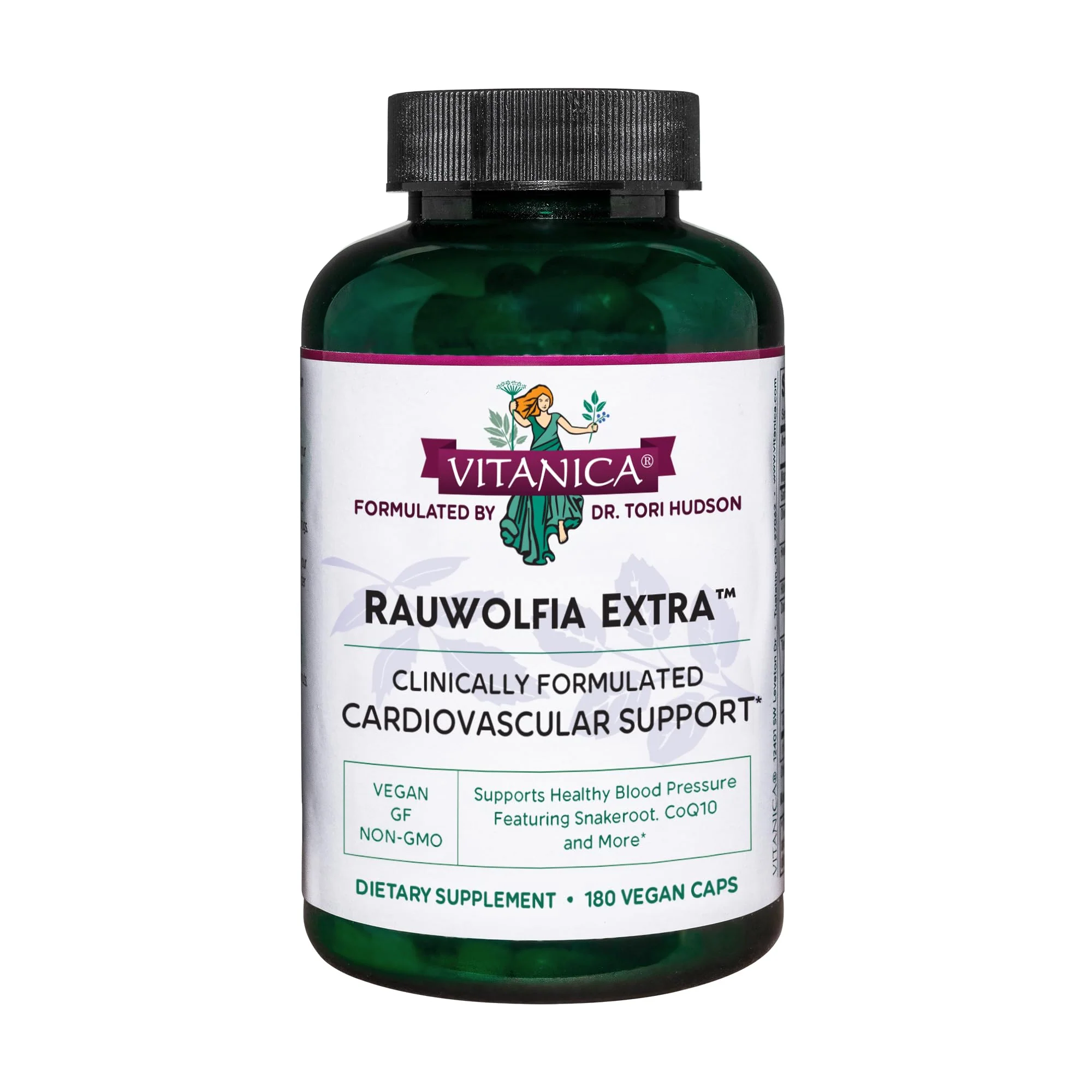 Vitanica Rauwolfia Extra - Heart Health Support with CoQ10 & Magnesium | 180 Vegan Caps - Image 8