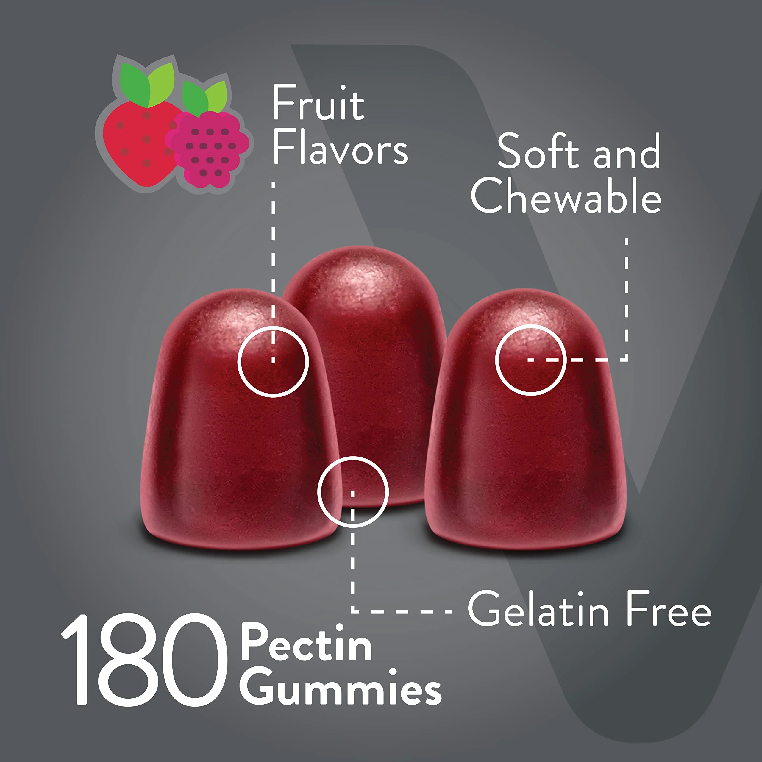 Viteey Prebiotic Fiber Gummies for Adults – 7g Per Serving, 2-Month Supply, Zero Sugar Added, Vegan & Gluten-Free - Image 4