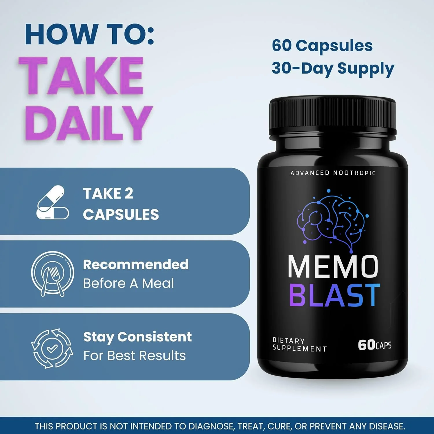 VIVALIS Memo Blast Capsules — 5 Pack Premium Formula for Overall Health & Wellness - Image 4