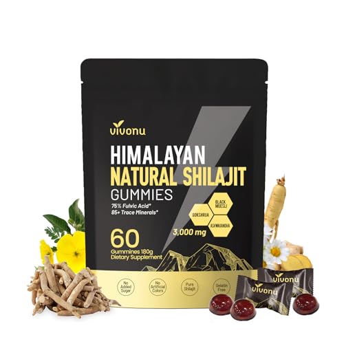 VivoNu Himalayan Shilajit Gummies: Ashwagandha & Gokshura | Organic, Non-GMO - Image 8