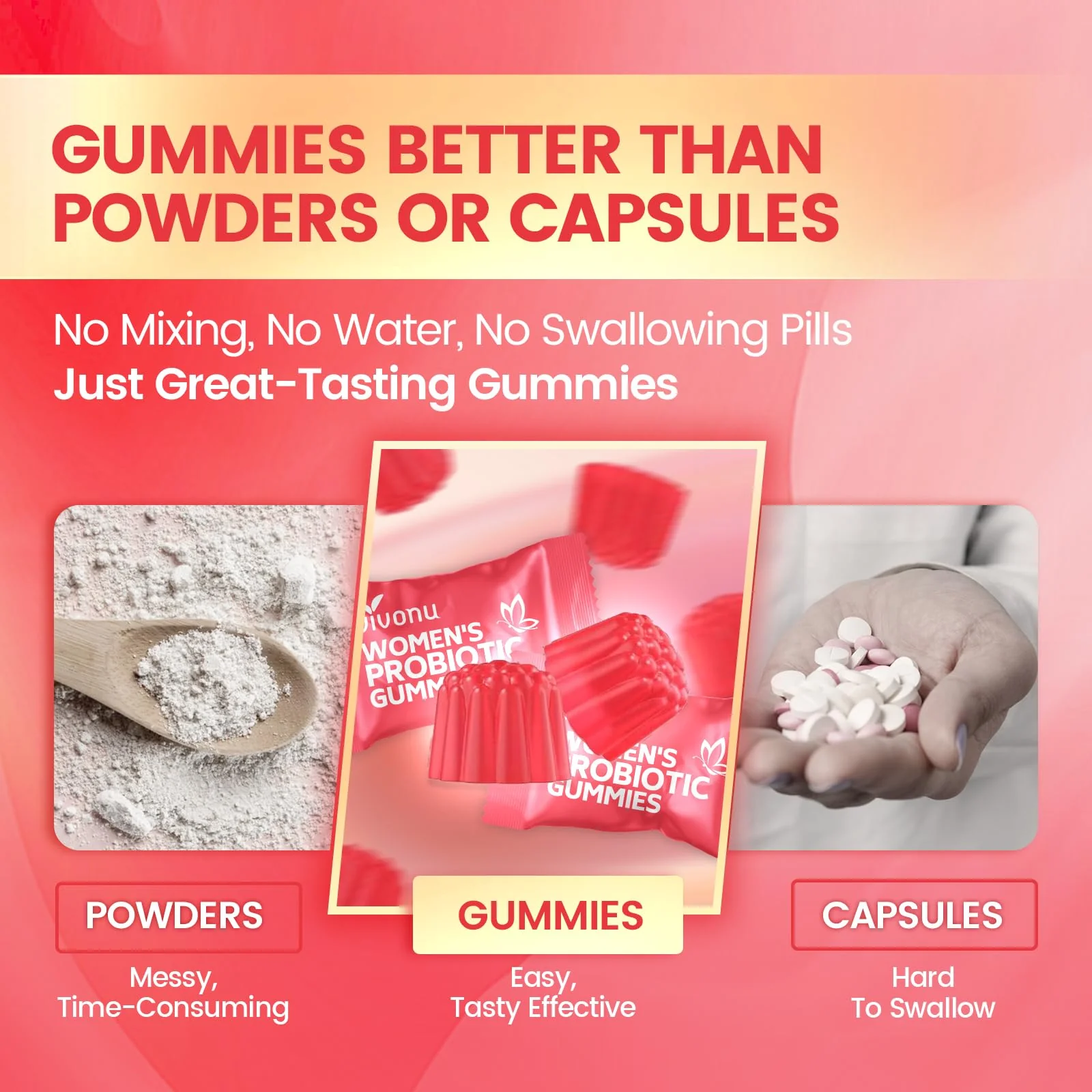 VivoNu Viginal Probiotic for Women – 60 Gummies for Feminine Balance, 100 Billion CFU Blend - Image 13