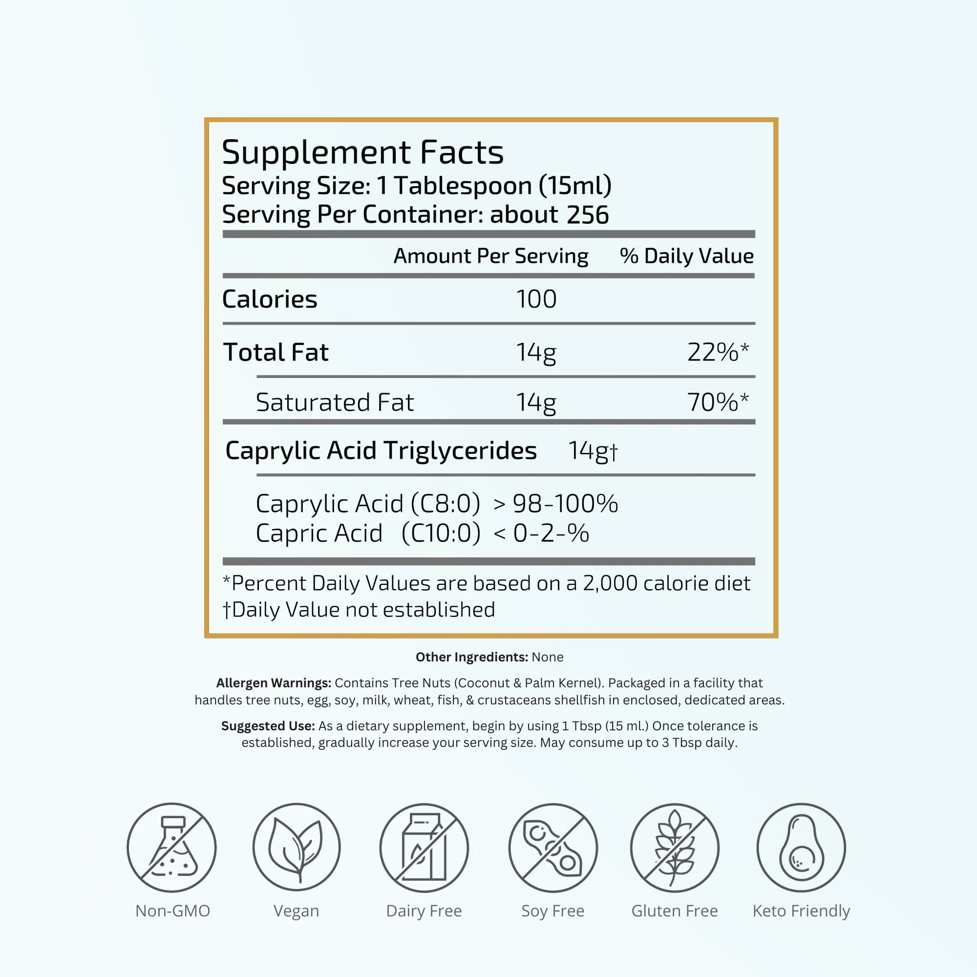 VTC VitaTradingCo. 100% Pure C8 MCT Oil | 128oz, 3X Distilled, Keto & Paleo - Image 10