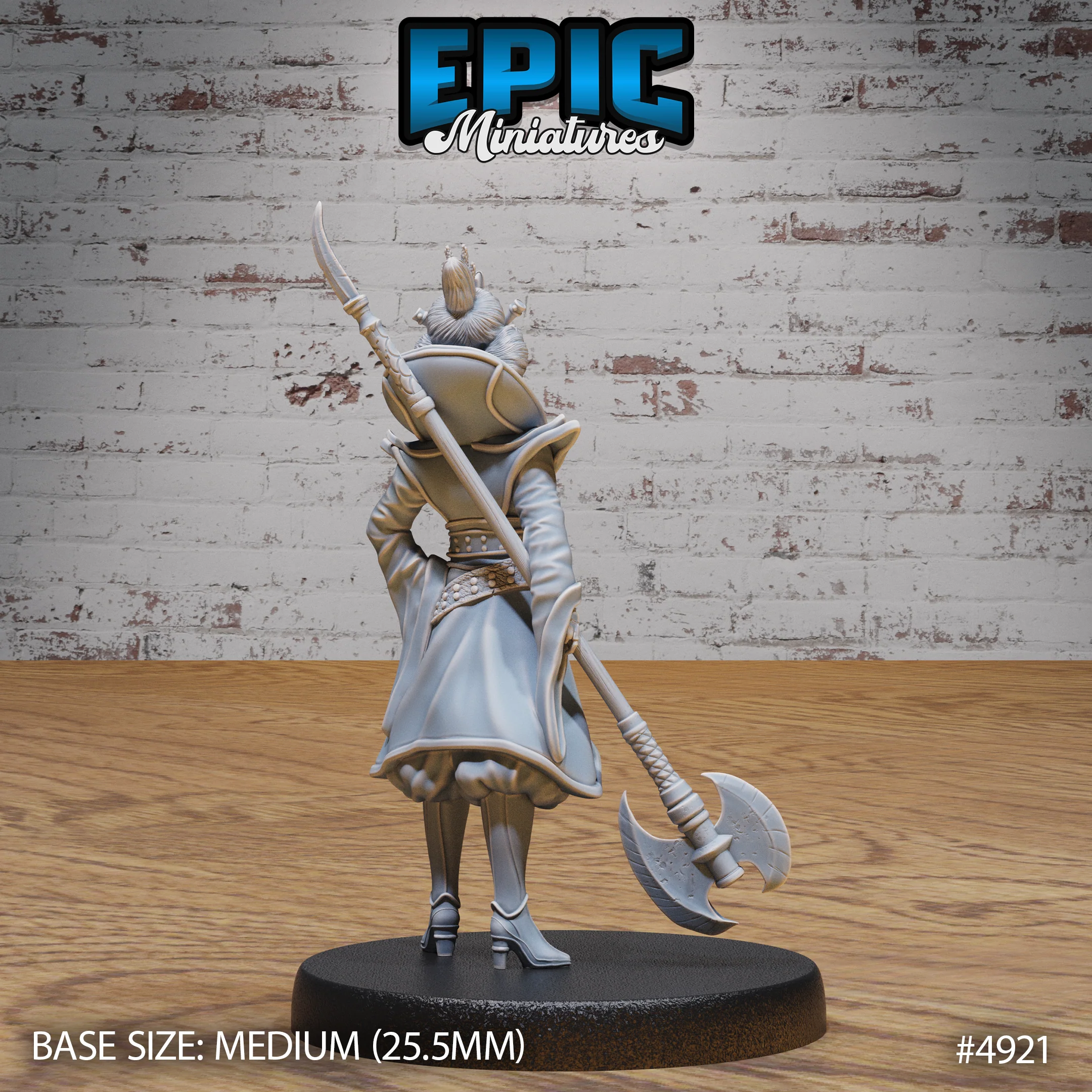 Warrior Empress #4921-#4923 | Epic Miniatures | D&D Tabletop Miniature | Regal Fighter for Fantasy Roleplaying & Wargaming - Image 3