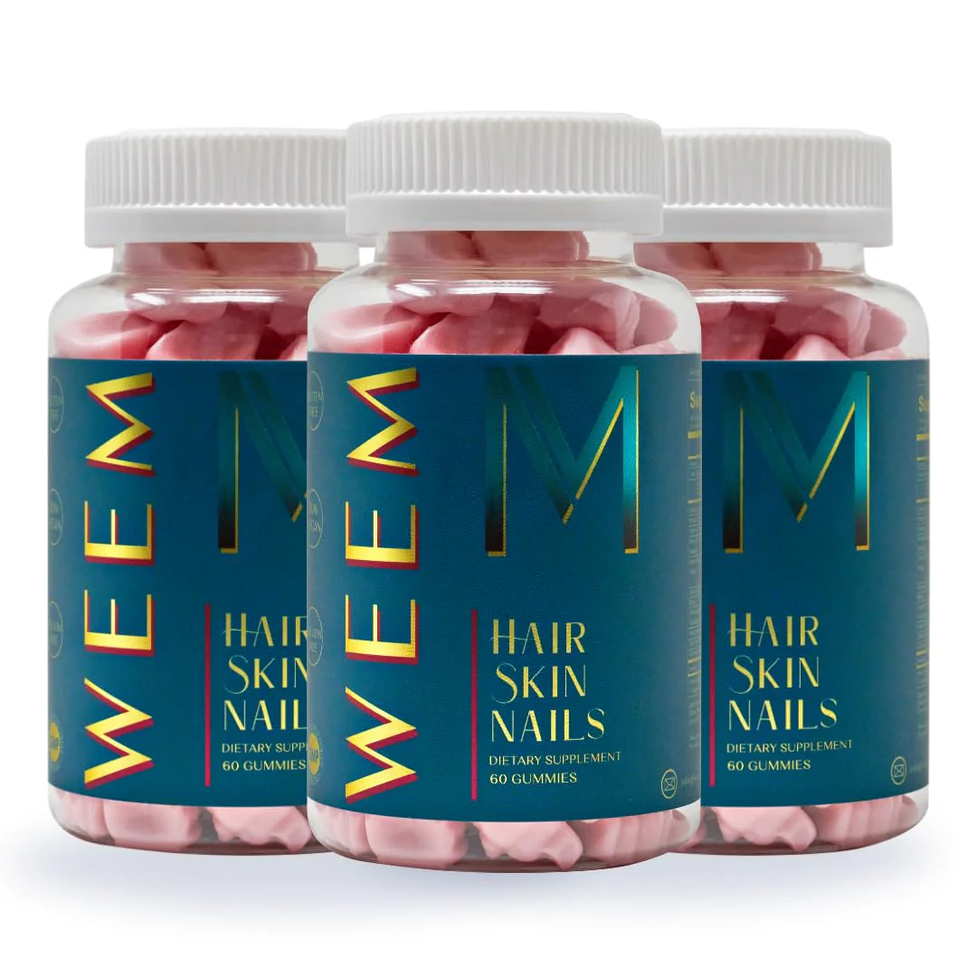 WEEM Hair Skin Nails Gummies – Vegan Biotin for Healthy Hair, Nails & Skin - Image 6
