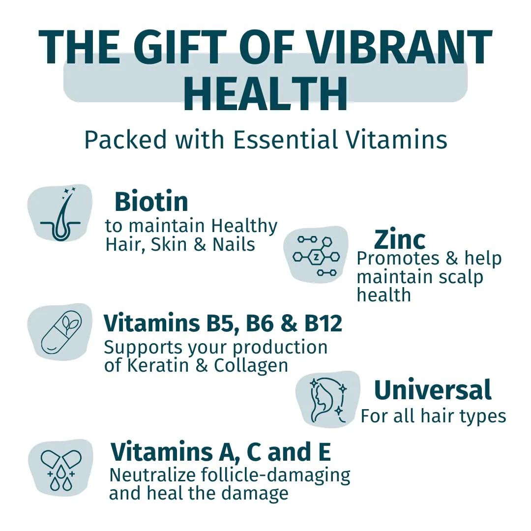 WEEM Hair Skin Nails Gummies - Vegan Biotin for Stronger Hair & Nails - Image 9