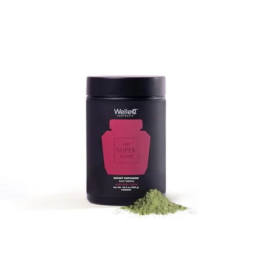 WelleCo The Super Elixir Daily Greens Powder – Probiotic Drink Mix (300g, Mixed Berry) - Image 13