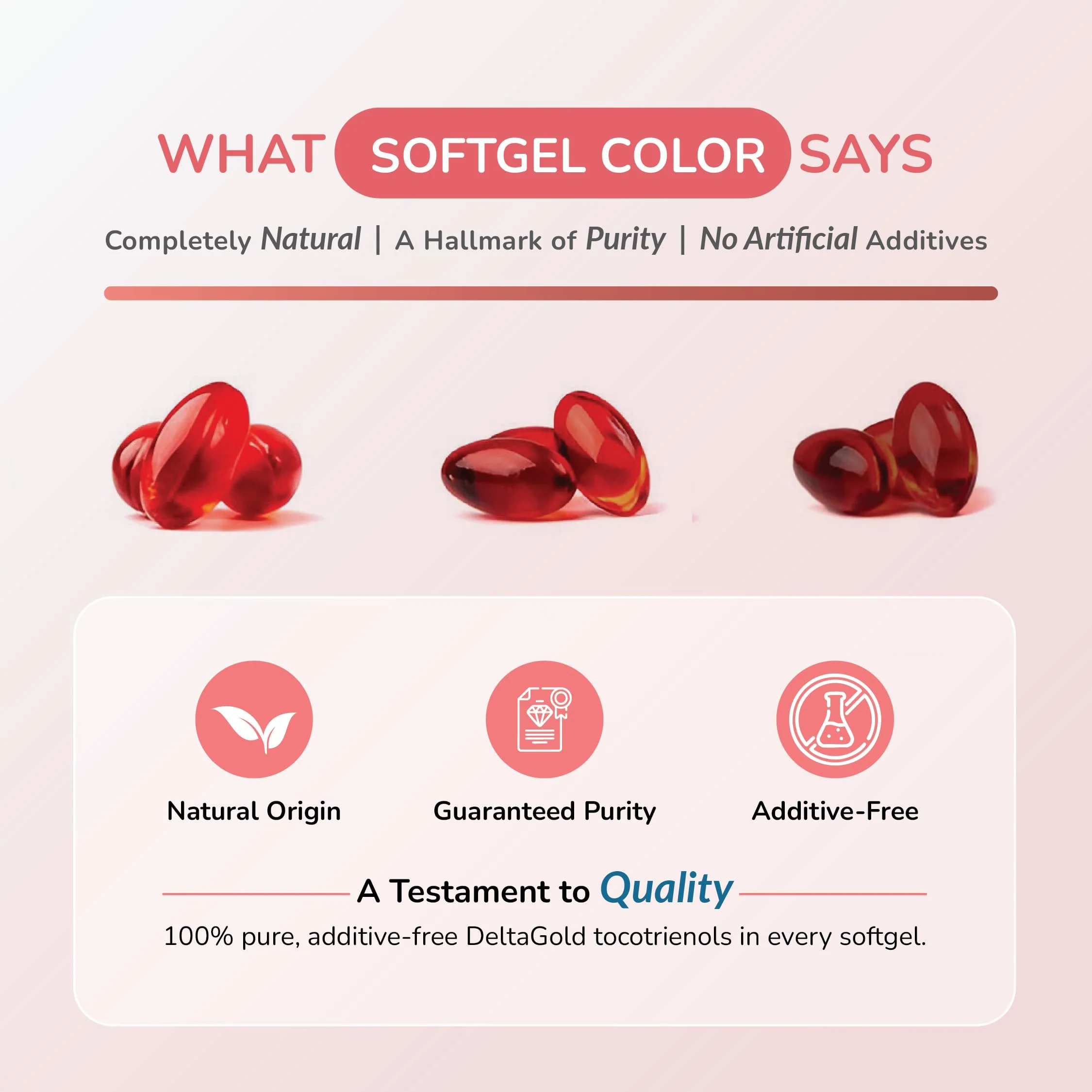 Wellness Extract Annatto Tocotrienols Vitamin E - Tocopherol-Free, Non-GMO, Gluten Free (125mg, 60 Softgels) - Image 8