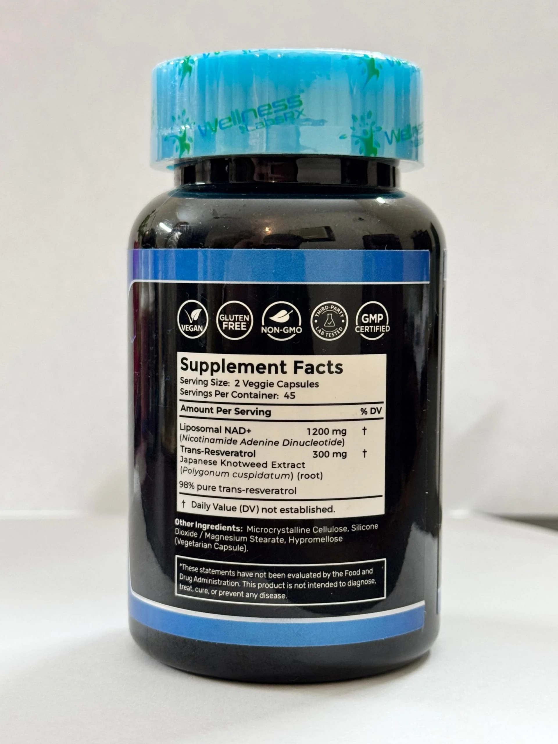 Wellness LabsRx Liposomal NAD+ Supplement 1500mg – USA Made, 3-Pack for NAD+ Support, Energy & Cellular Health - Image 2