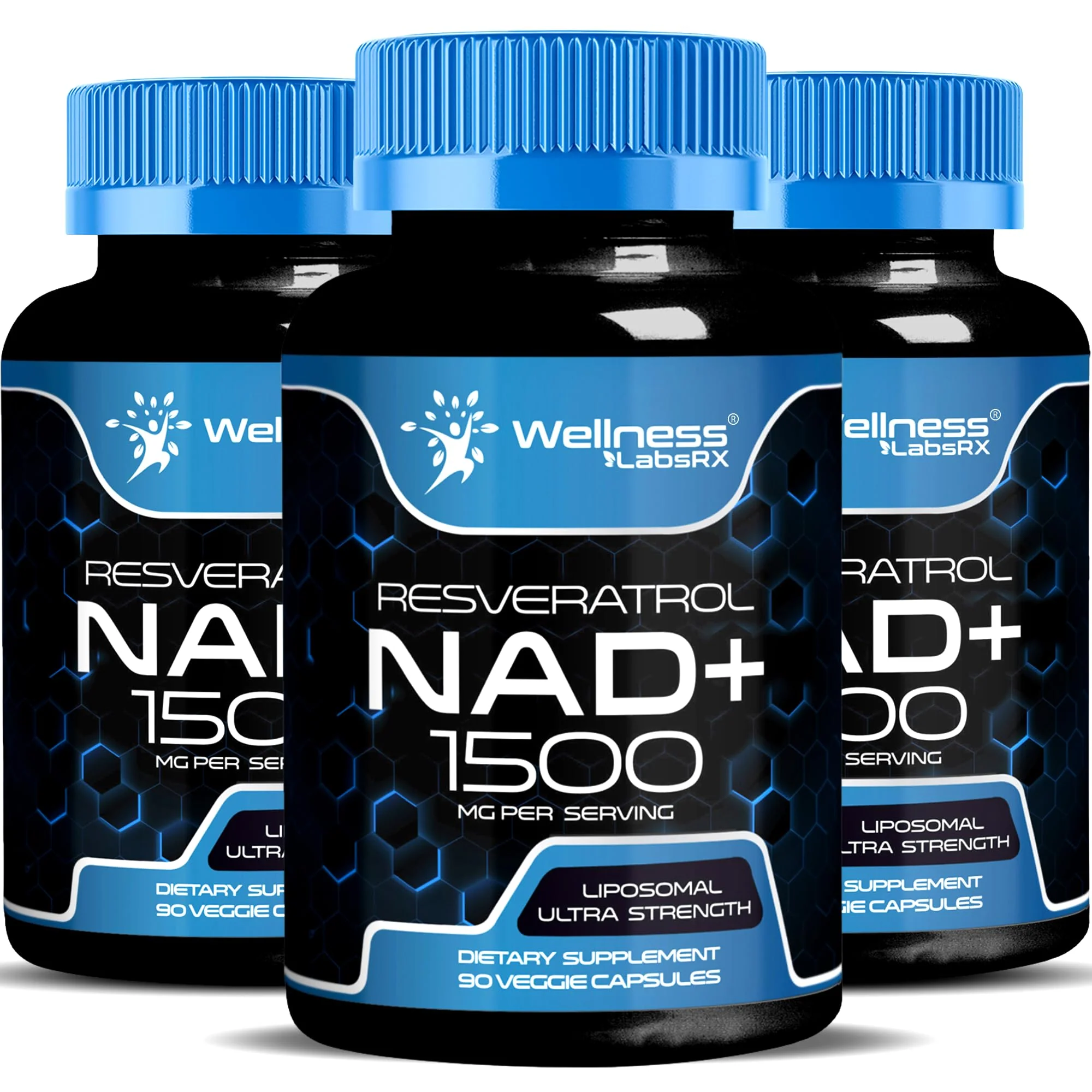 Wellness LabsRx Liposomal NAD+ Supplement 1500mg – USA Made, 3-Pack for NAD+ Support, Energy & Cellular Health - Image 5