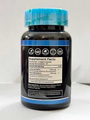 Wellness LabsRx Liposomal NAD+ Supplement 1500mg – USA Made, 3-Pack for NAD+ Support, Energy & Cellular Health - Image 7