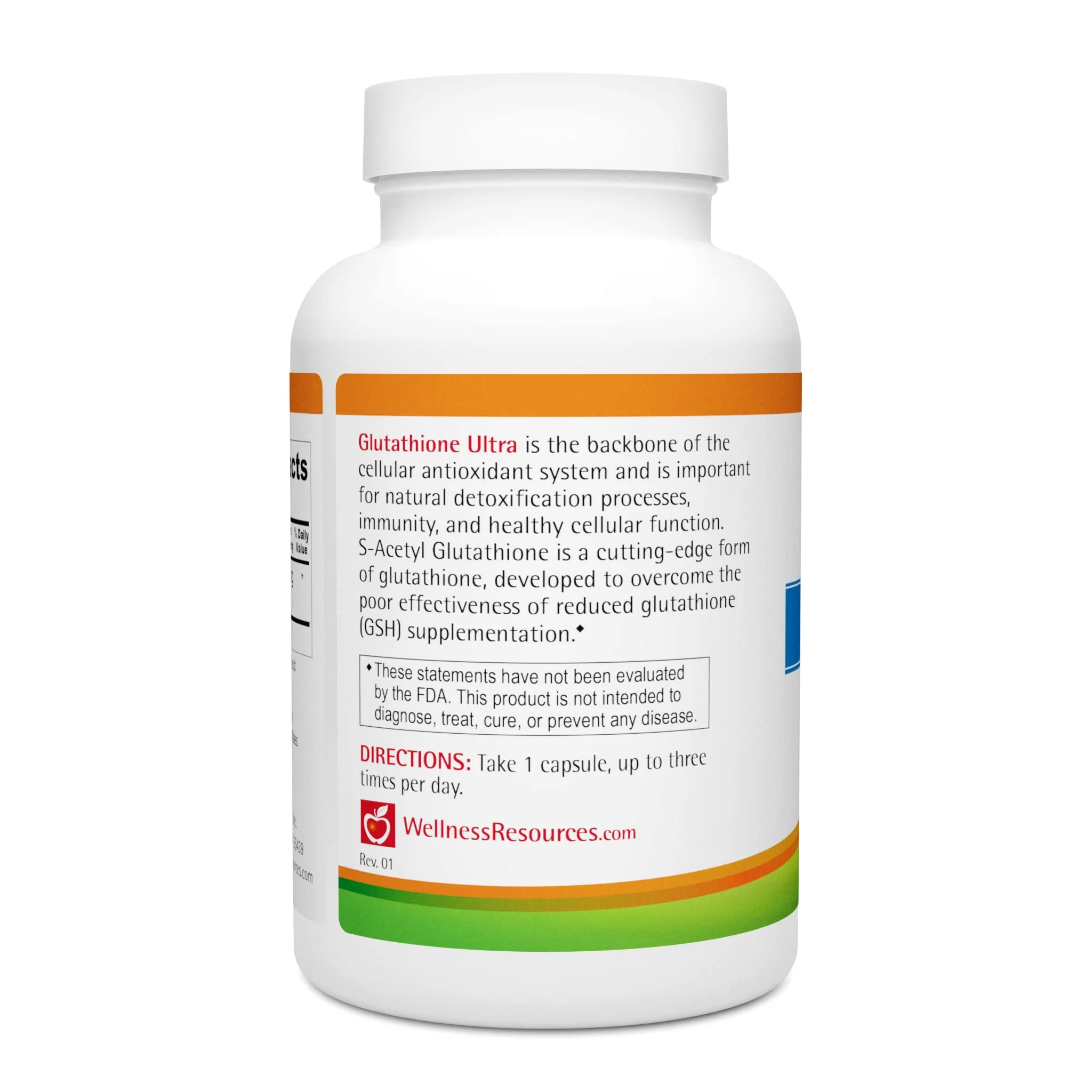 Wellness Resources Glutathione Ultra SAG 100 mg | Bioavailable Glutathione Supplement - Image 9