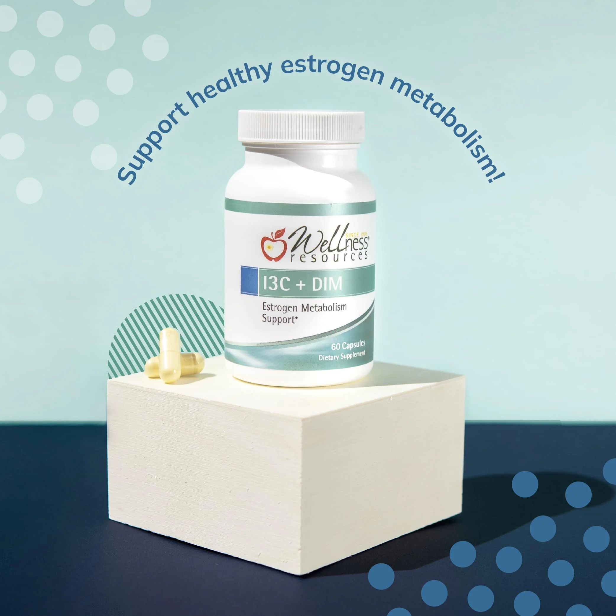 Wellness Resources I3C + DIM for Healthy Estrogen Metabolism & Detoxification | 60 Capsules - Image 6