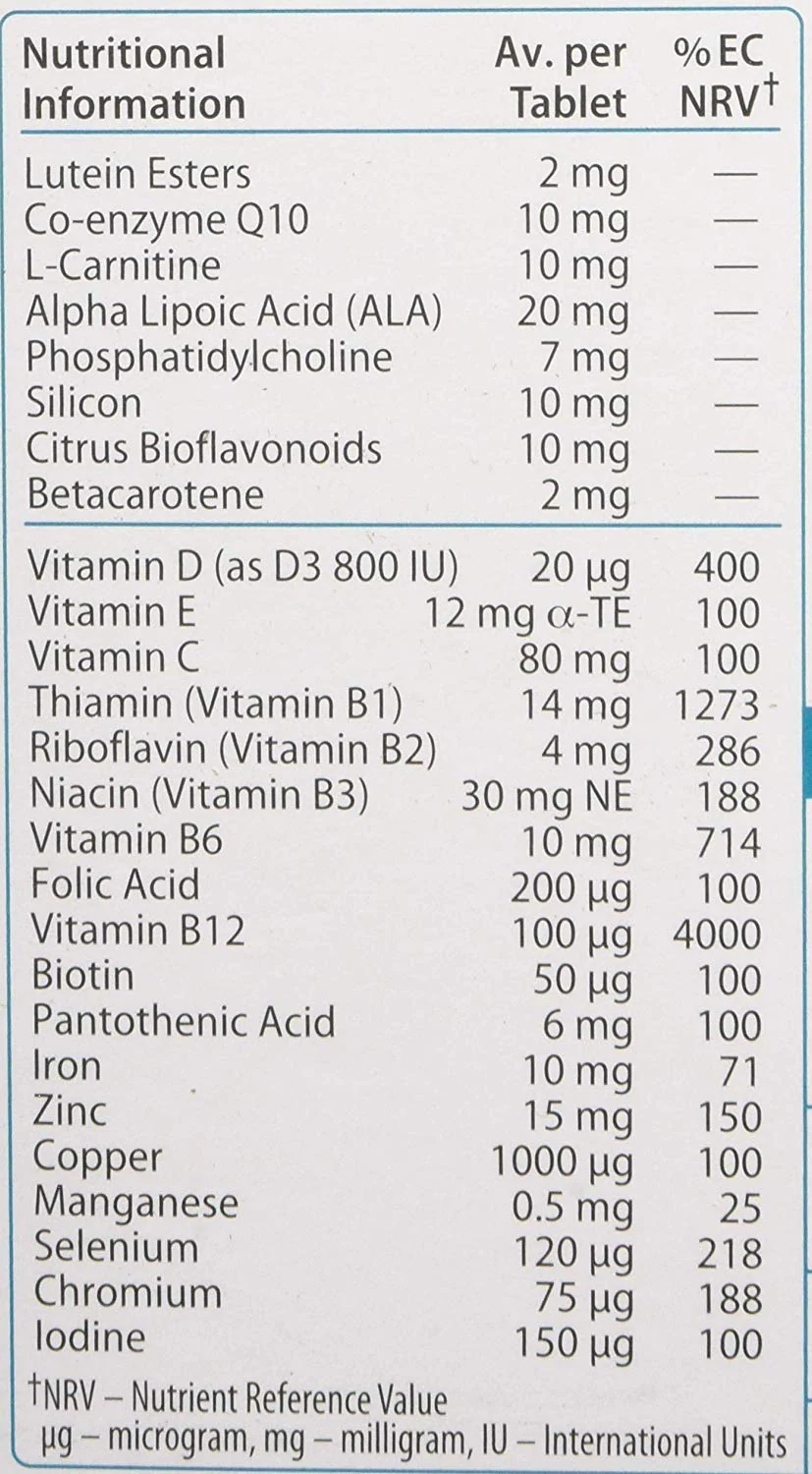 Wellwoman 4 X 70+ 30 Tablets | Vitabiotics Wellwoman 70+ - Image 2