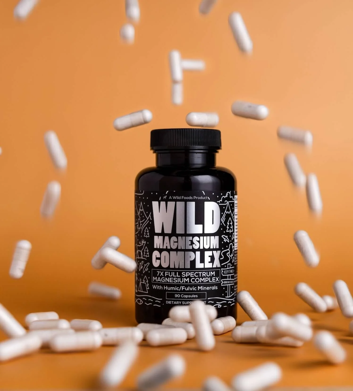 Wild Foods Wild Magnesium Complex – 7 Forms in One, 450 mg per Capsule, 90 Capsules (Pack of 2) - Image 9