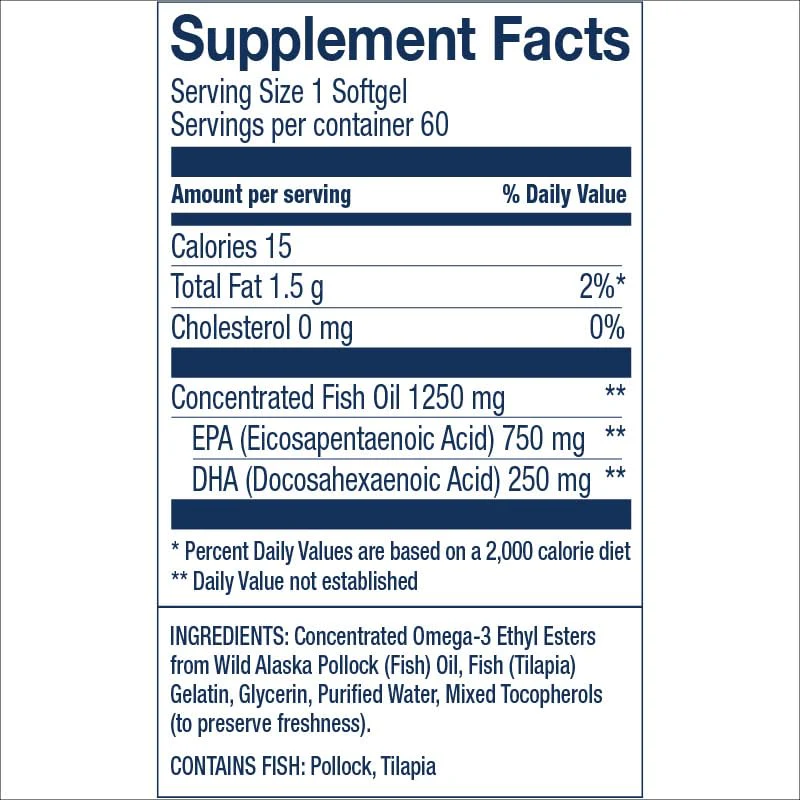 Wiley’s Finest Peak EPA & DHA Fish Oil 1000mg - 60 Softgels | Wild Alaskan, Triple Strength - Image 10