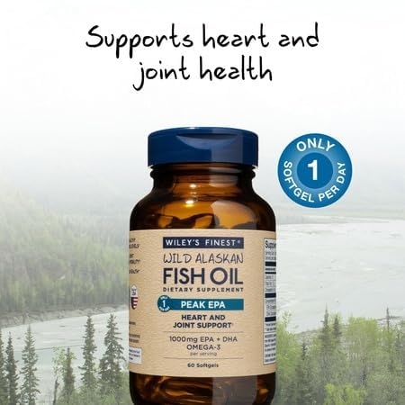 Wiley’s Finest Peak EPA & DHA Fish Oil 1000mg - 60 Softgels | Wild Alaskan, Triple Strength - Image 11