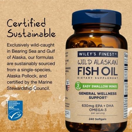 Wiley's Finest Easy Swallow Minis – Double-Strength Omega-3 630mg EPA/DHA - Image 11