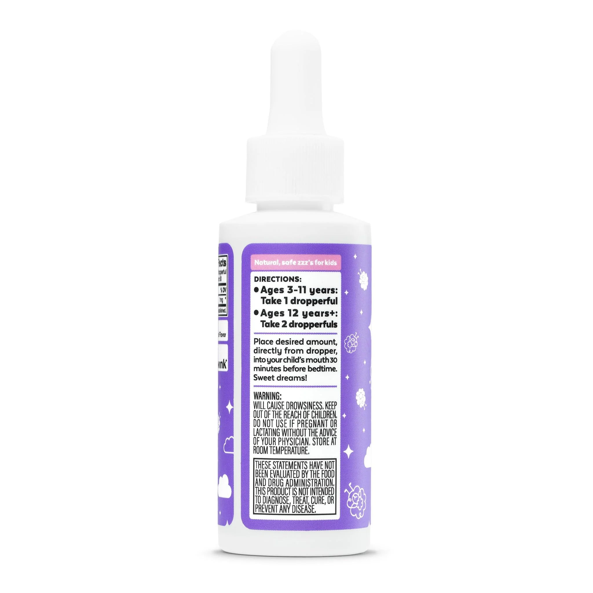 Wink Well Kids Melatonin Drops — 1 mg, Drug-Free Sleep Support for Children (2-Pack) - Image 11