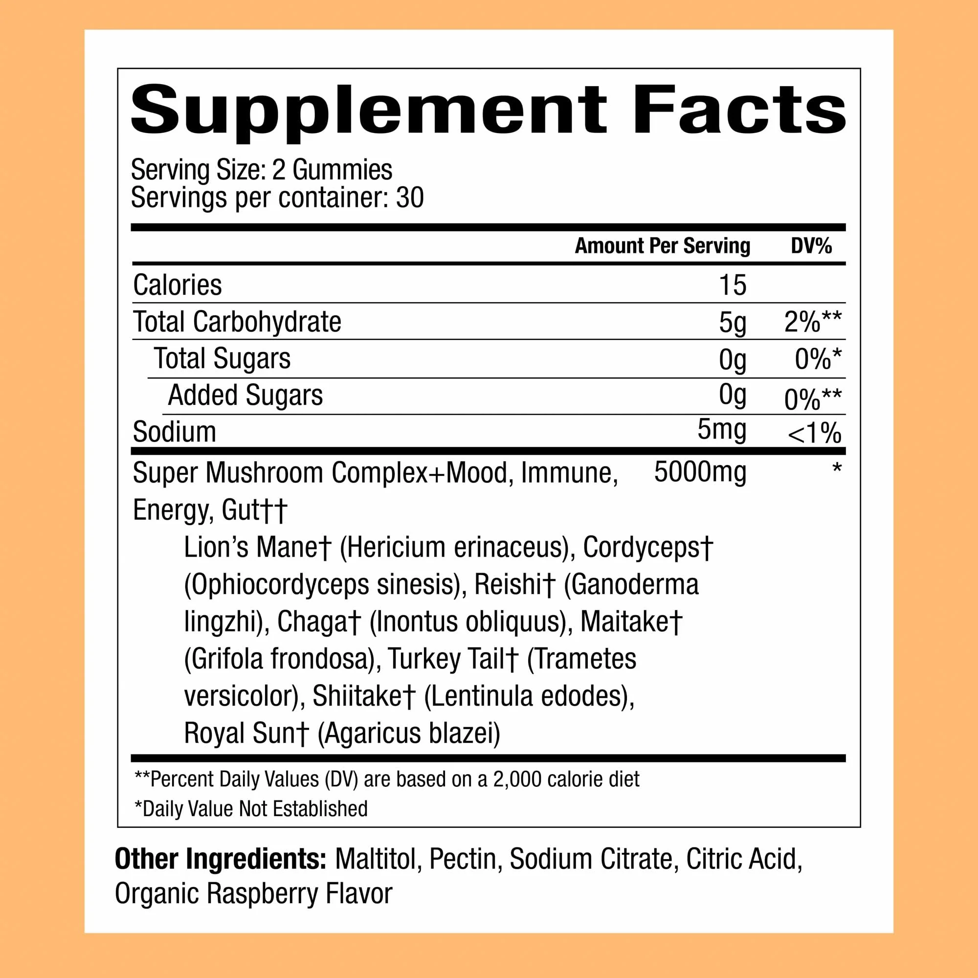 WonderDay Extra Strength Mushroom Gummies | Plant People – Sugar-Free, 60 Count - Image 3