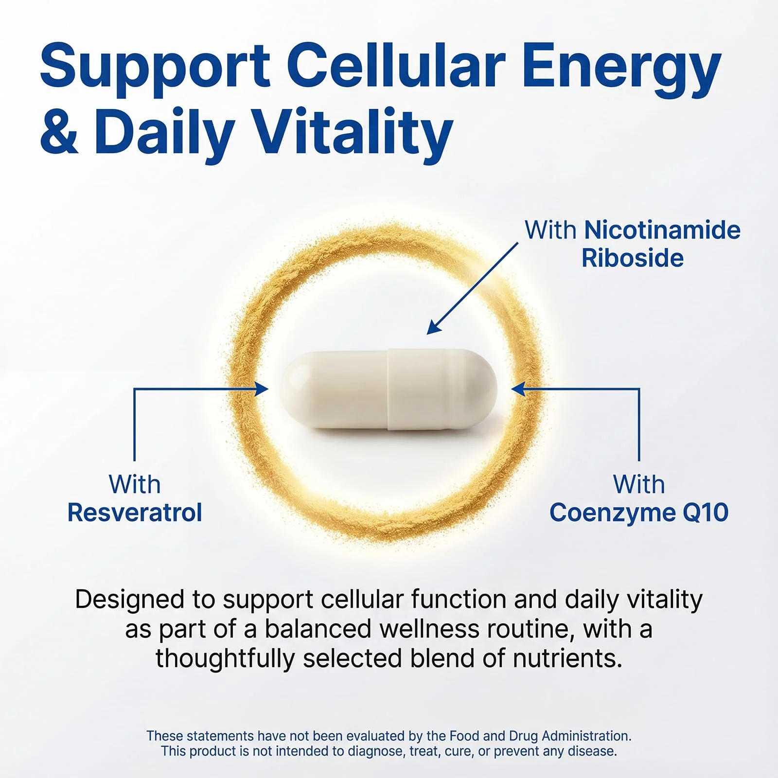 XKQ NAD+ Supplement 910mg – 60 Servings | Nicotinamide Riboside for Energy & Healthy Aging - Image 9