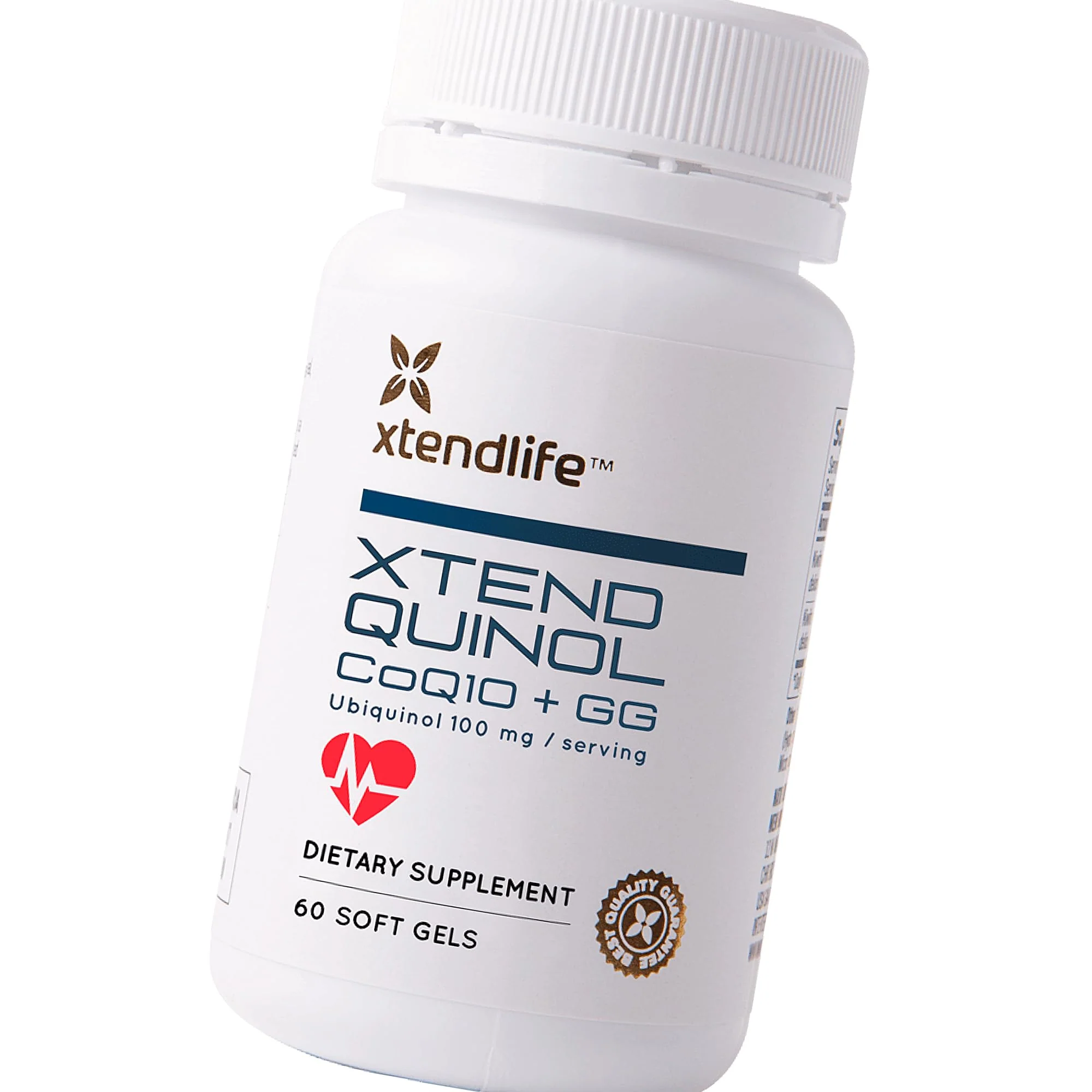 Xtendlife Xtend-Quinol CoQ10 Ubiquinol – 100mg Ubiquinol, 50mg GG, 4-Month Supply (Pack of 2) - Image 2