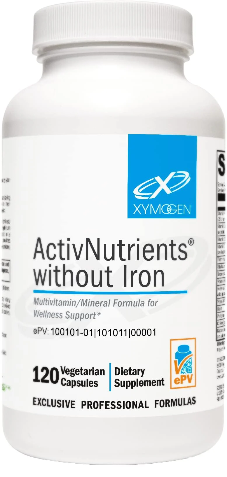 XYMOGEN ActivNutrients Without Iron — Multivitamin & Mineral Blend for Wellness, Immune, Energy & Mood (120 Capsules) - Image 10