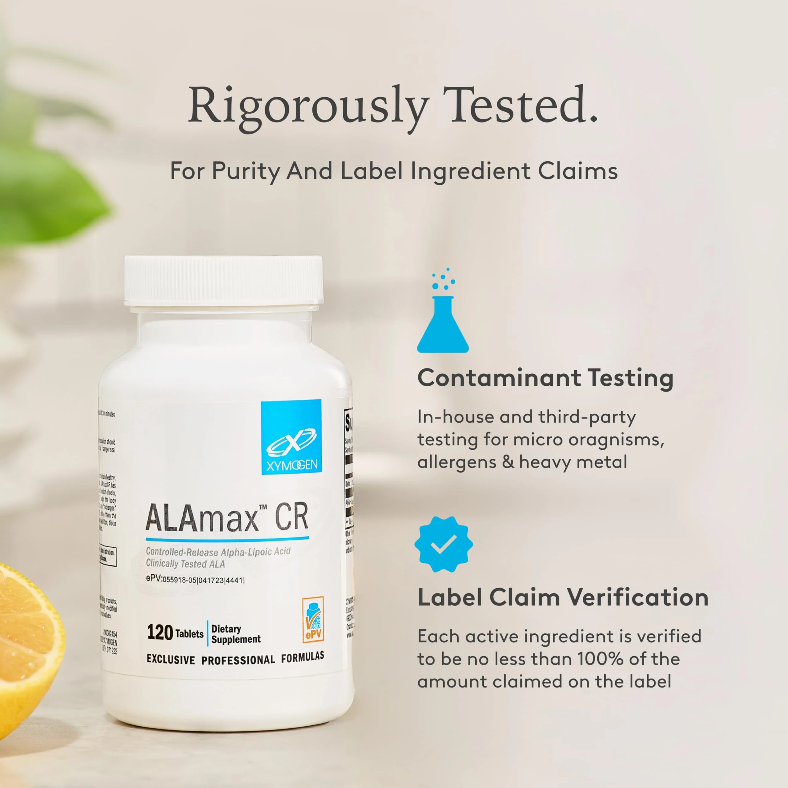 XYMOGEN Bio C 1:1 - High Potency Vitamin C with Citrus Bioflavonoids (90 Capsules) | Immune Support & Collagen Synthesis - Image 8
