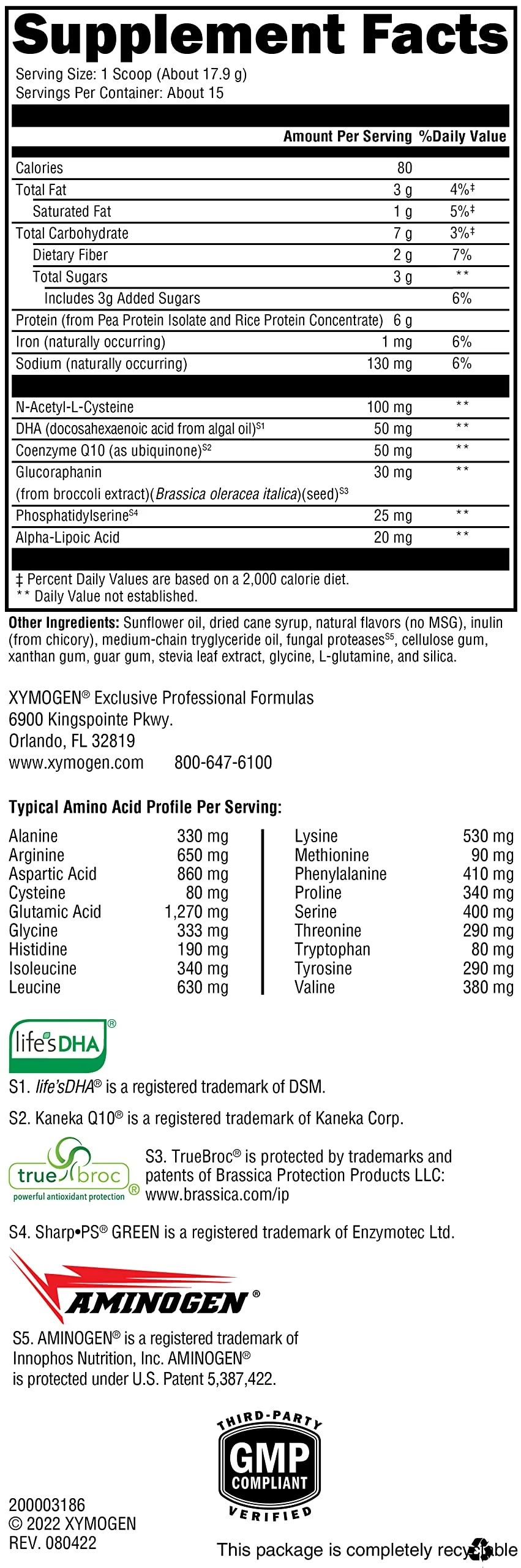 XYMOGEN BrainSustain for Kids – Focus Support with NAC, ALA & DHA | Non-GMO, Gluten & Dairy-Free (9.47 oz) - Image 7