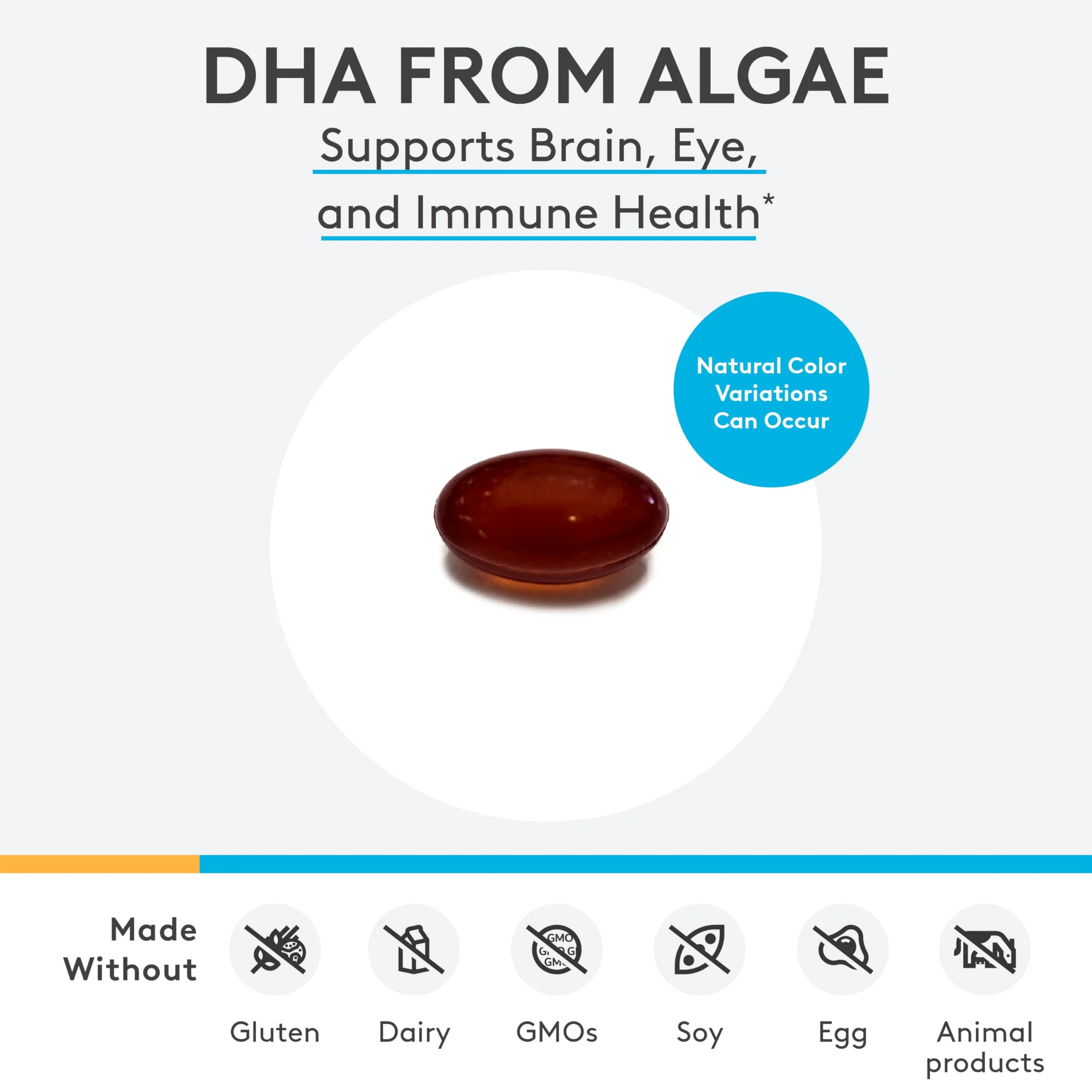 XYMOGEN DHA from Algae – DHA Omega-3 for Brain, Eyes, Heart & Immune Health (60 Softgels) - Image 11