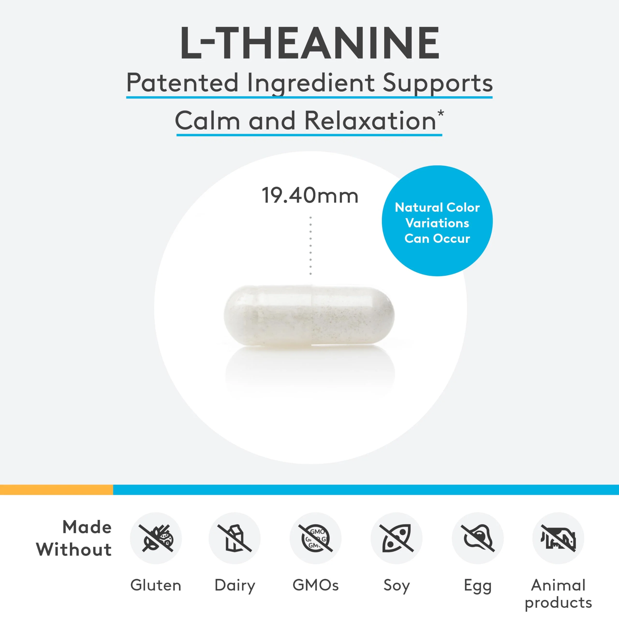 XYMOGEN L-Theanine – Suntheanine 400 mg per Serving | Calm, Relaxation & Focus - Image 3