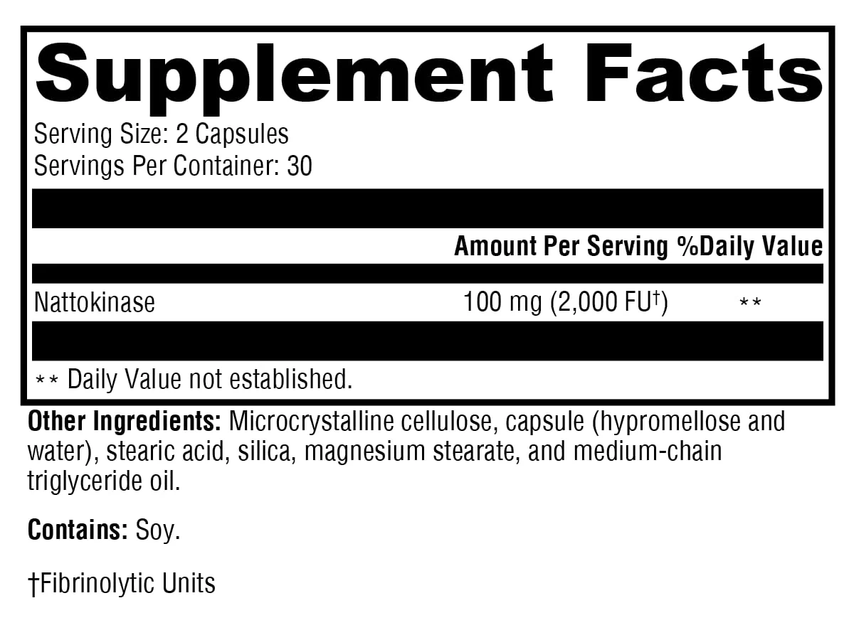 XYMOGEN Nattokinase 2000 FU – Heart Health & Circulation (60 Caps, Gluten Free, Vegan) - Image 7