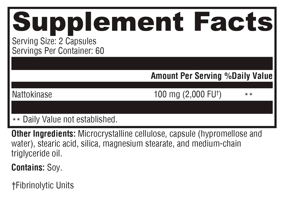 XYMOGEN Nattokinase 2000 FU – Heart Health, Circulation & BP Support (120 Capsules) - Image 7