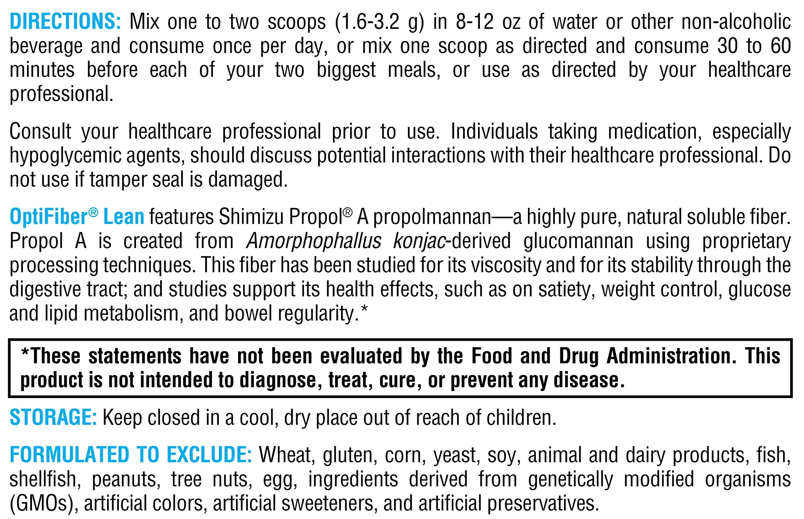 XYMOGEN OptiFiber Lean – 100% Natural Propolmannan Fiber Powder for Satiety, Cholesterol Metabolism & Bowel Health (3.39 oz) - Image 6